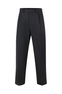 Helio Pleated Relaxed Trouser - Black
