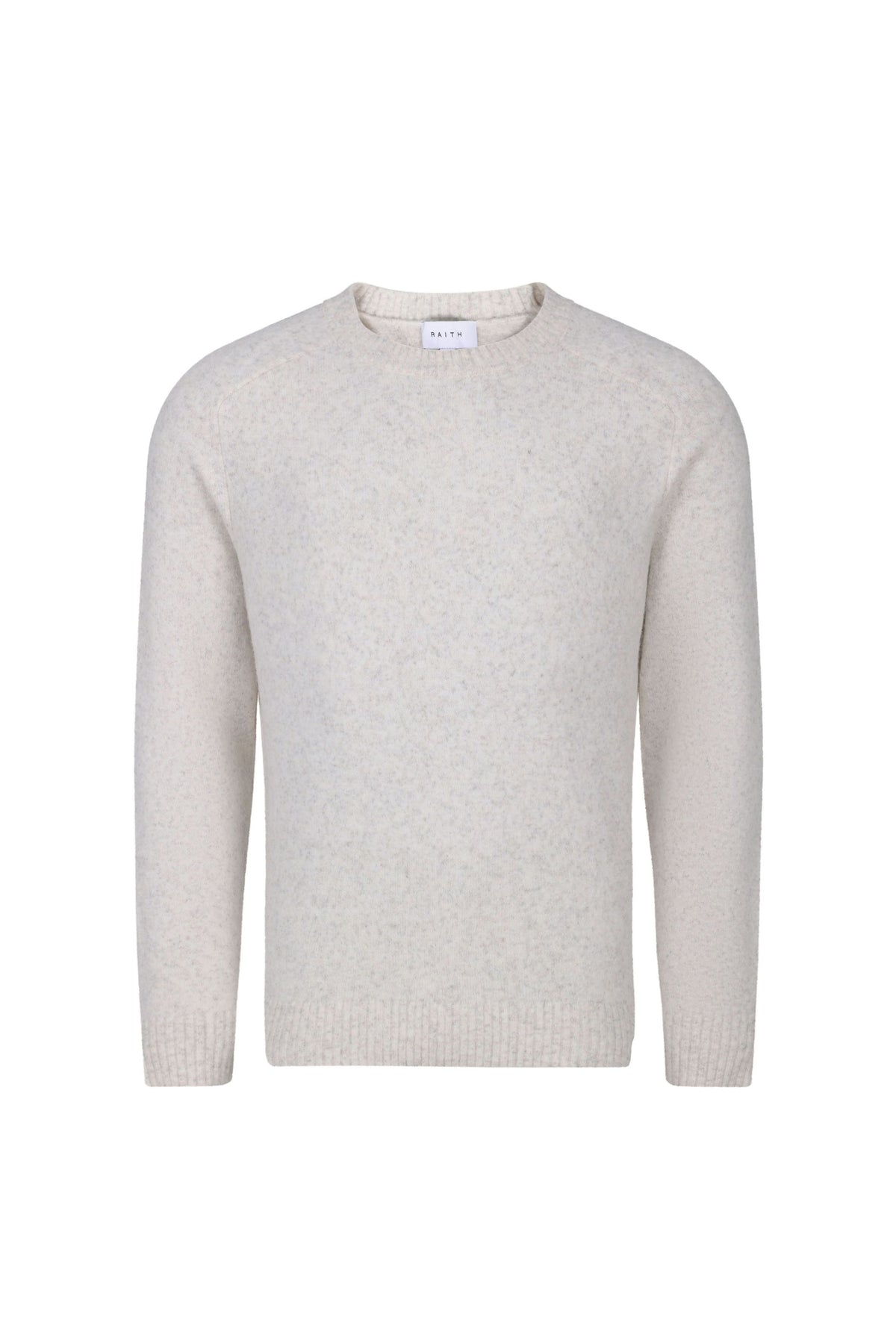 Mikkel Speckled Crew Neck Jumper - Oatmeal