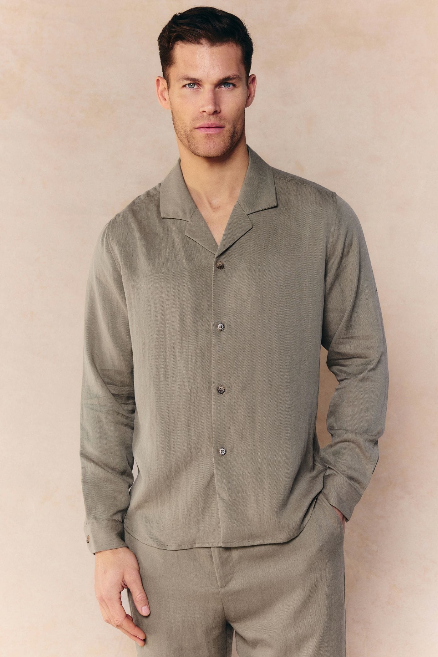 Sergio-shirt - Khaki