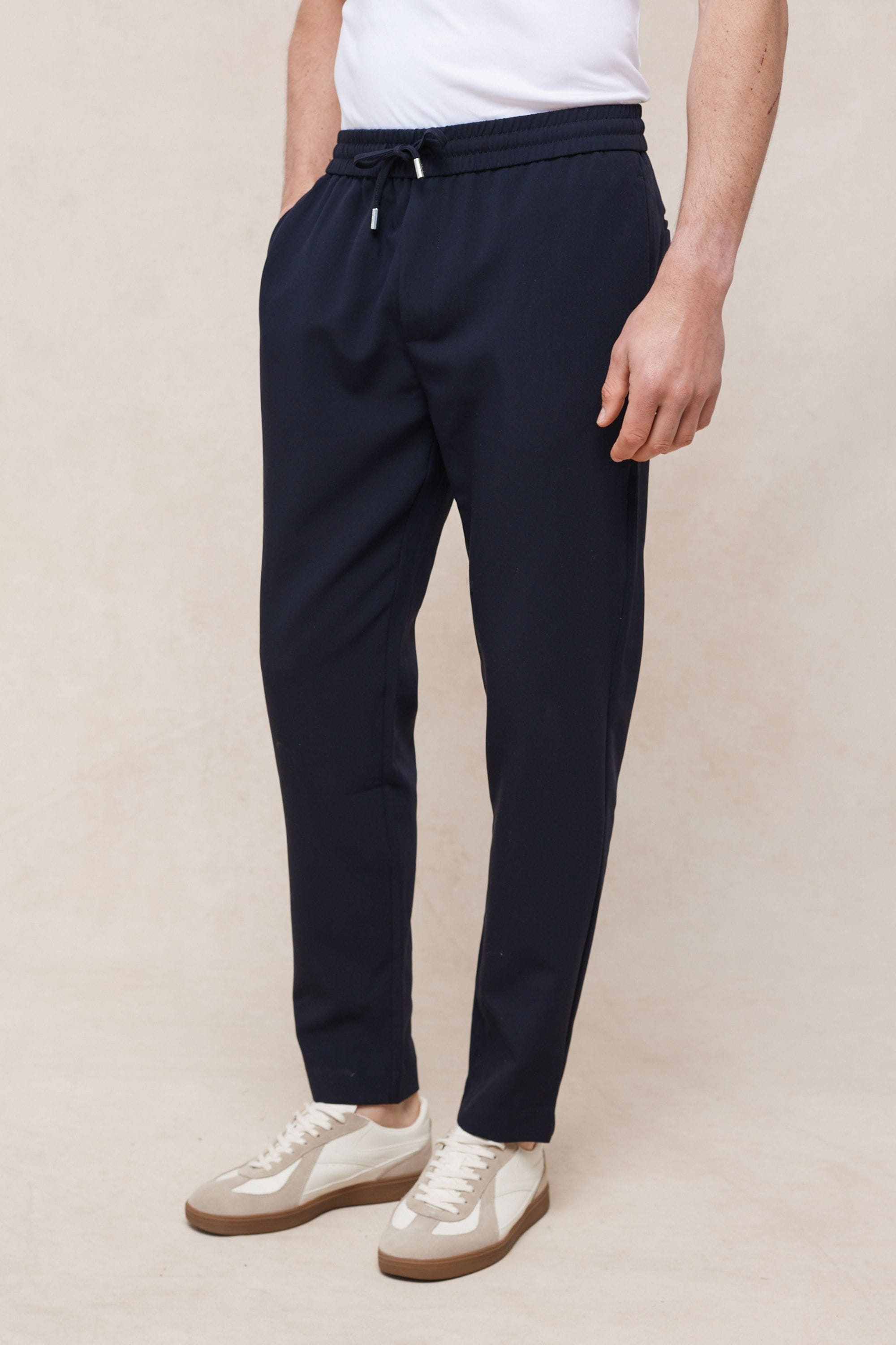 Emilio Everyday Tapered Broek - Zwart