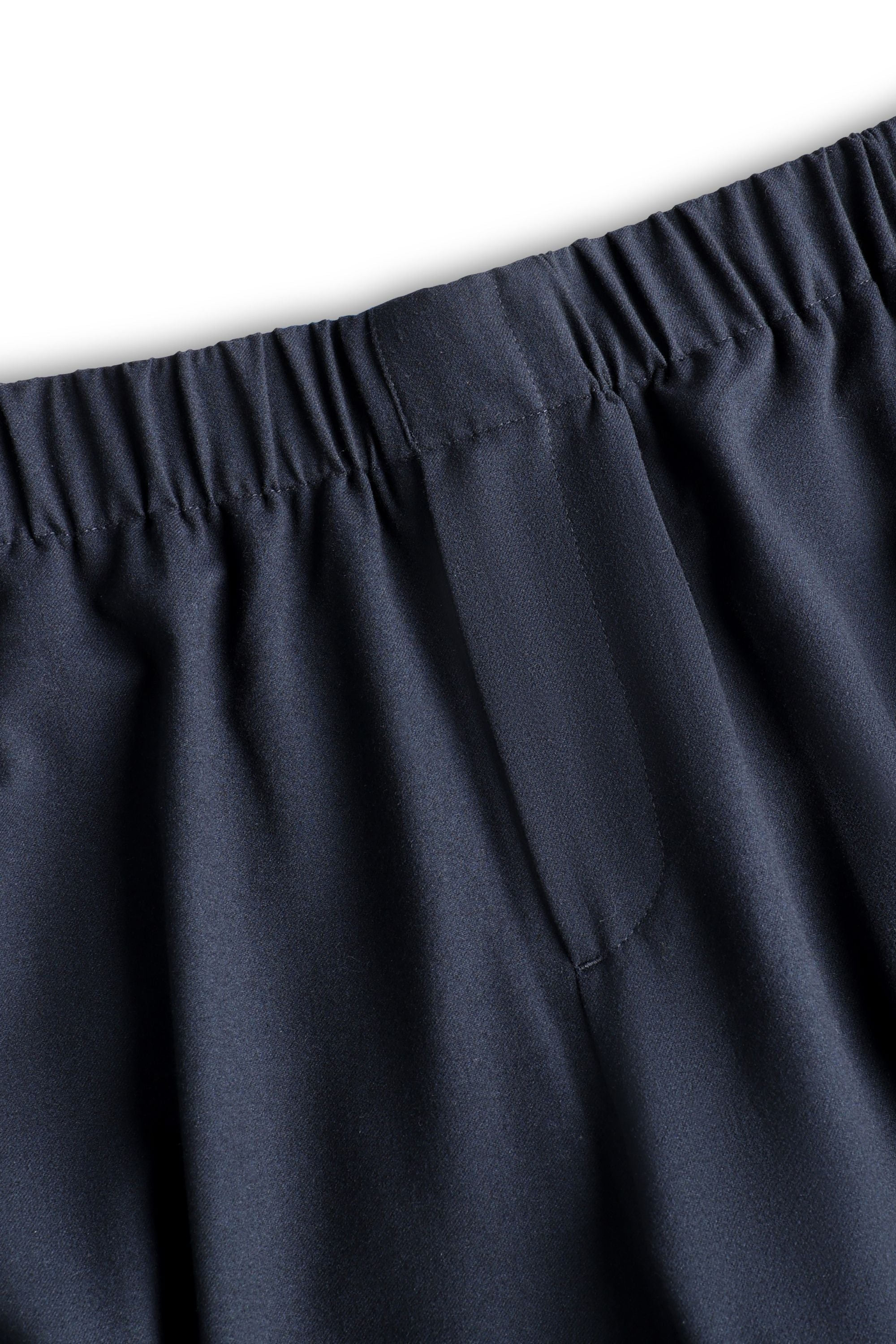 Johan Elasticated Waist Relaxed Fit Trouser - Dark Navy