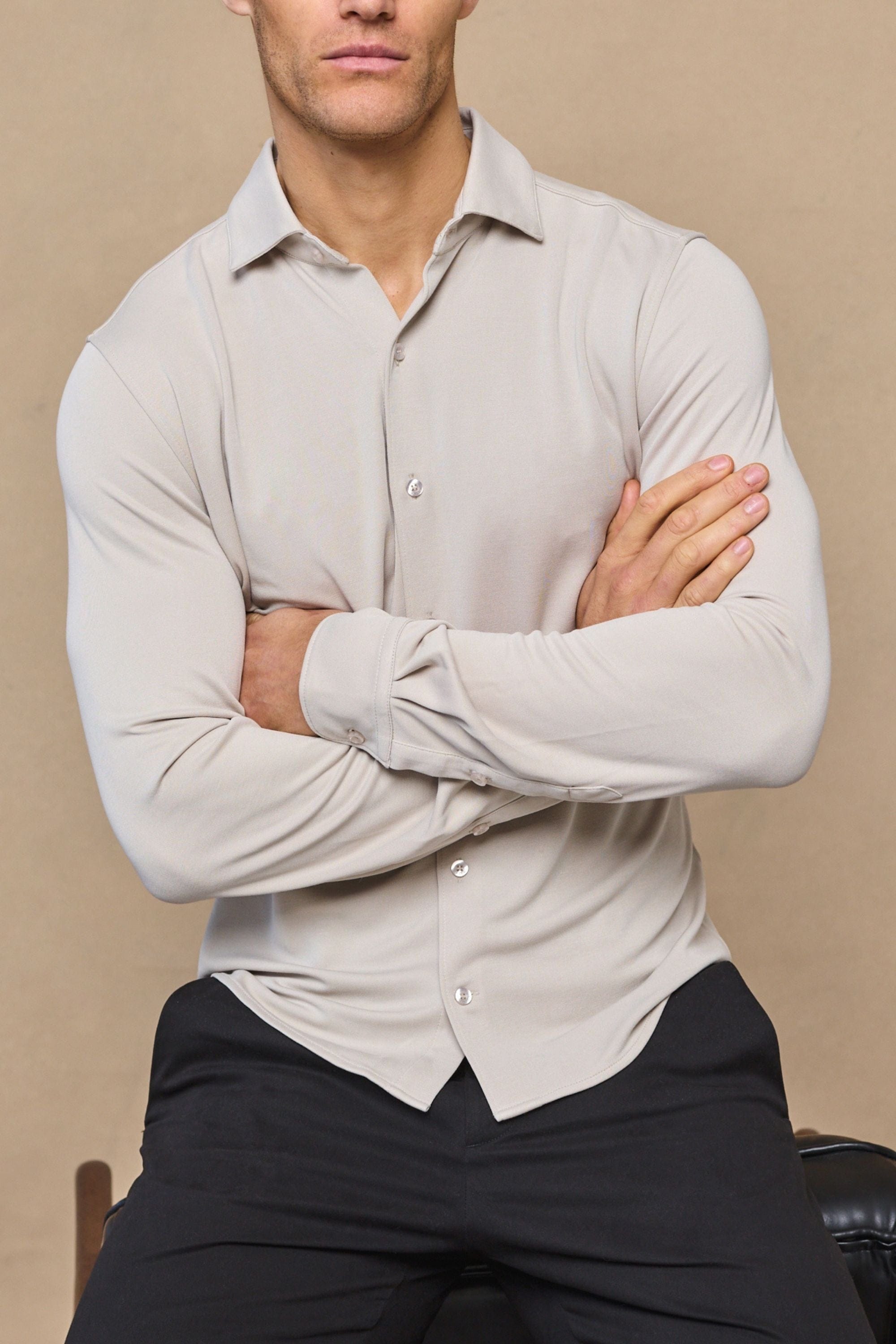 Piqué shirt - Steen