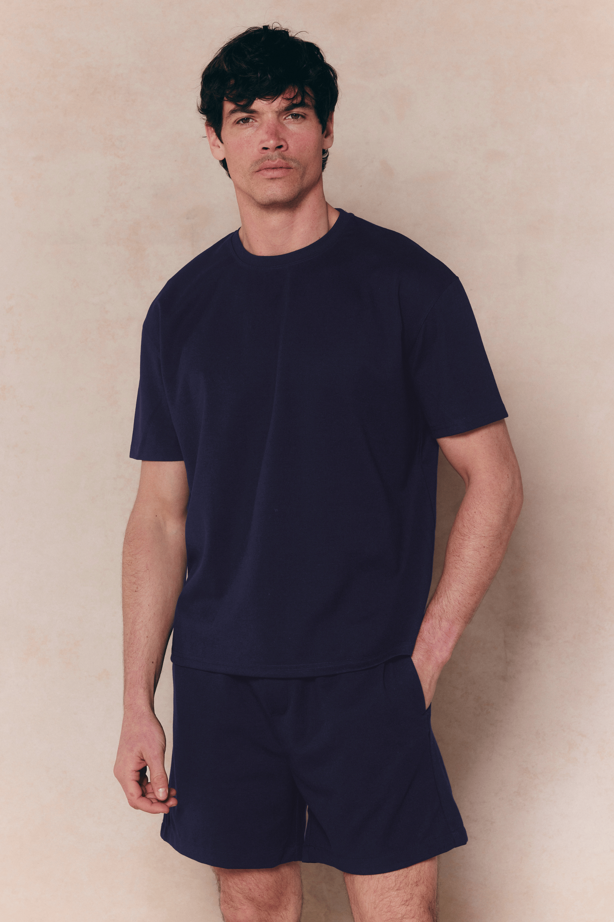 Tomas Elasticated Waist Short - Navy