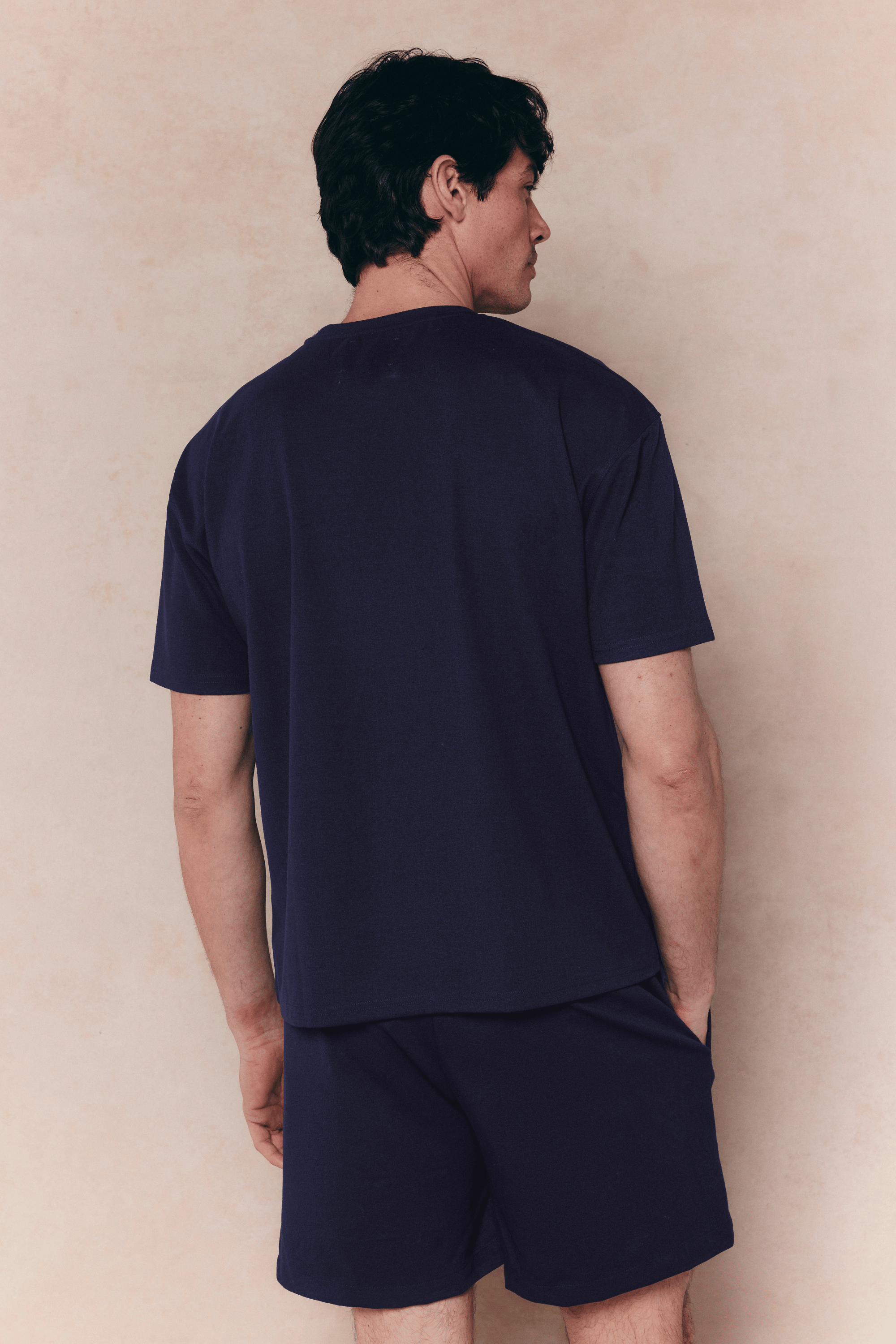 Tomas Elasticated Waist Short - Navy