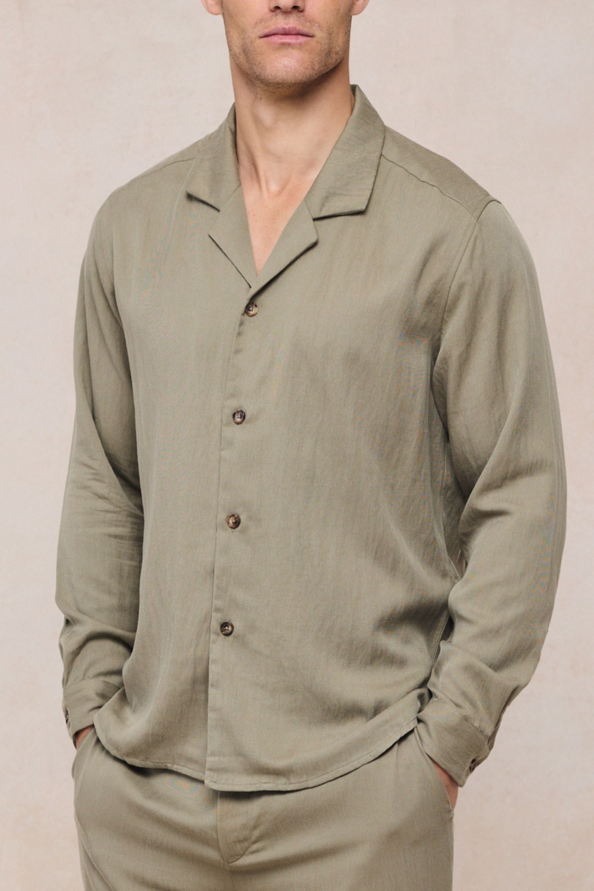 Sergio-shirt - Khaki