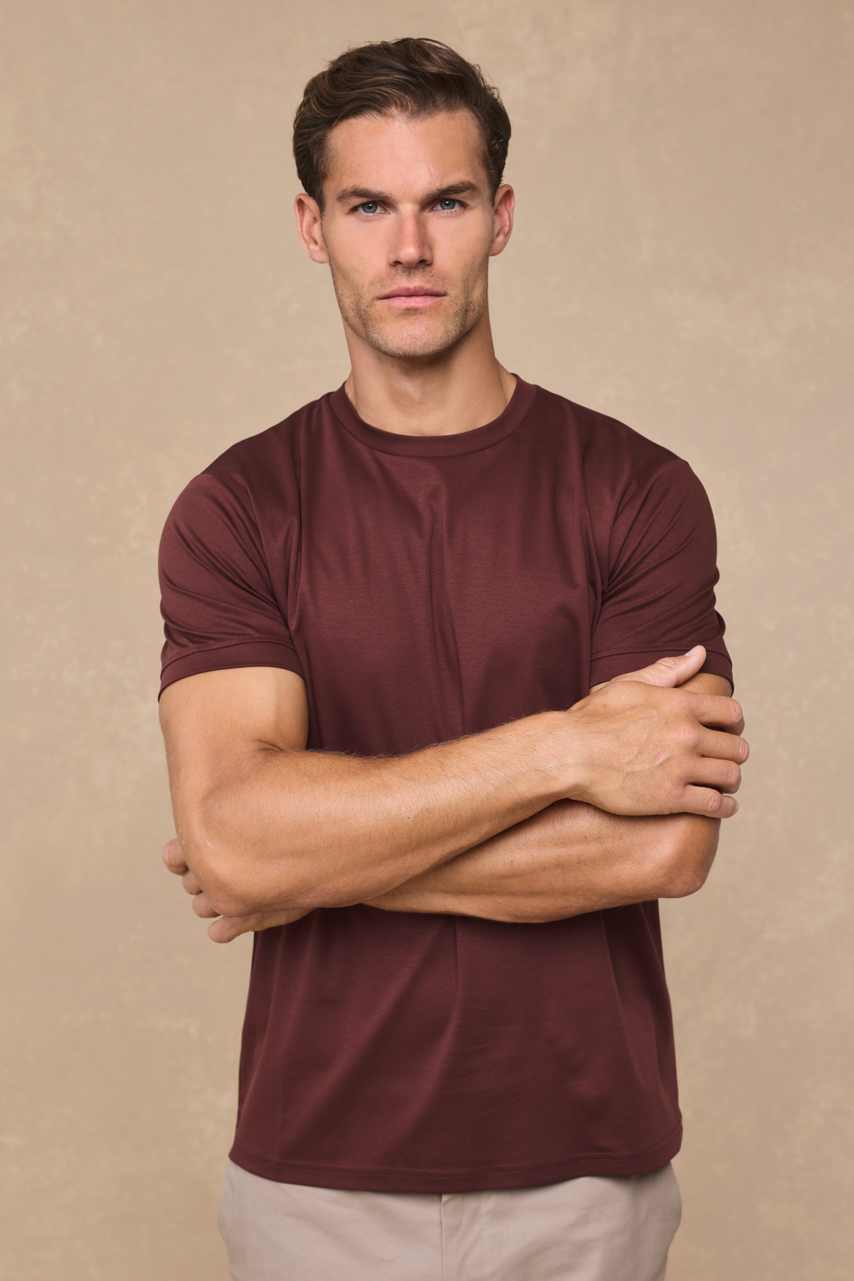 Luxe Mercerised T-Shirt - Rust