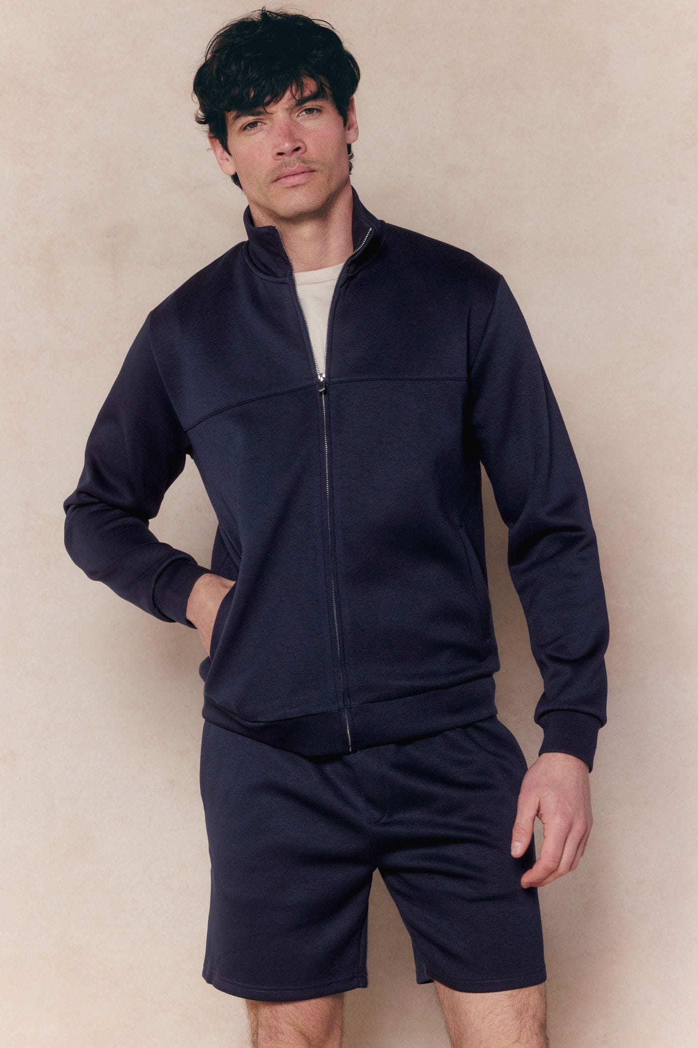 Luxe korte broek - Marineblauw