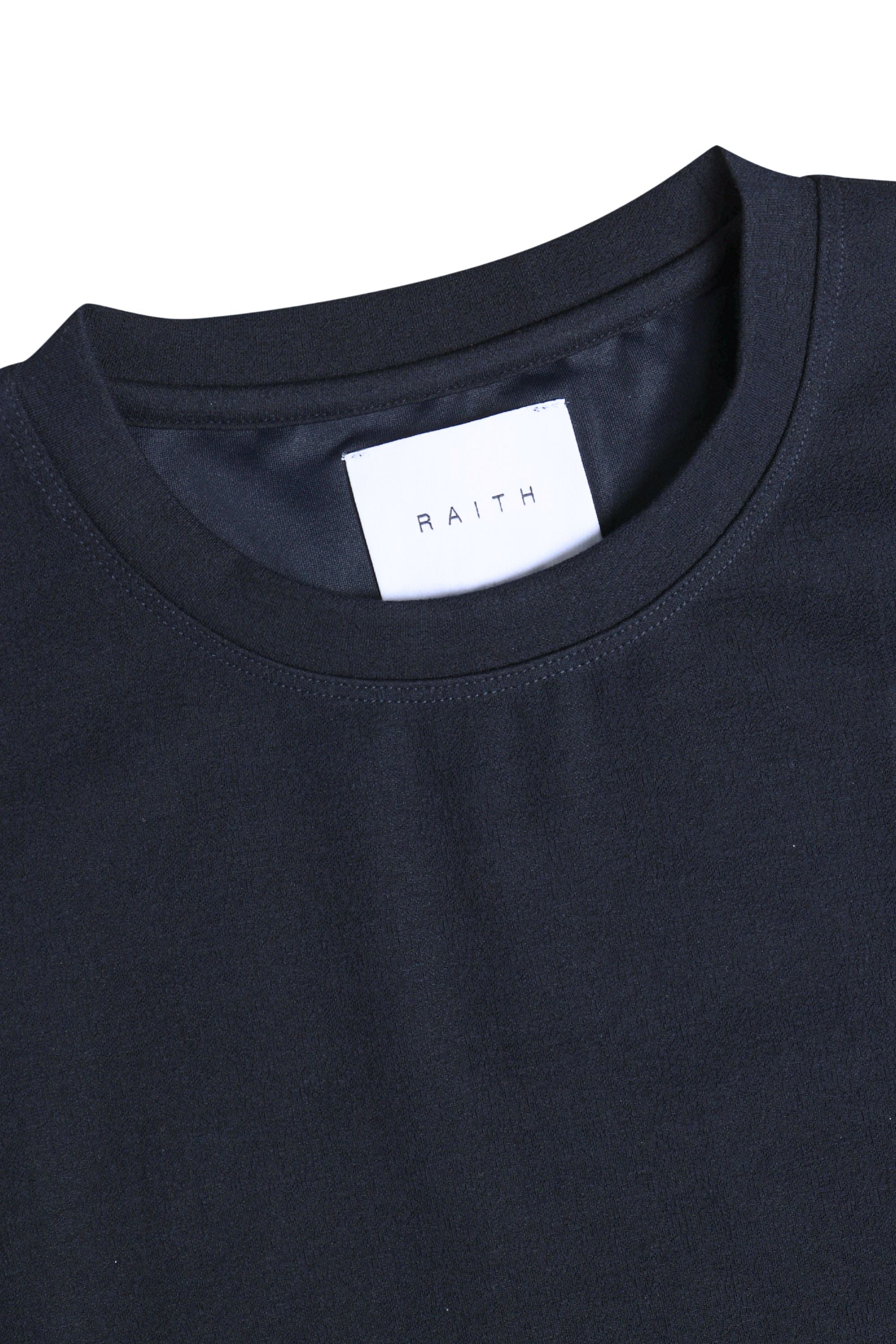 Tomas T-shirt met ronde hals en kreukels - Marineblauw