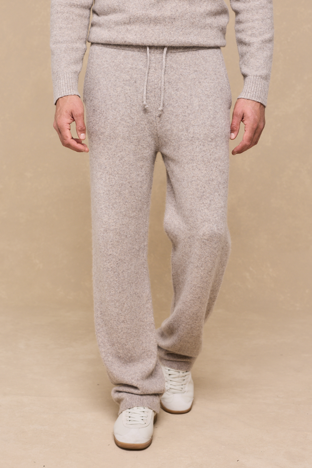 Hayes Knitted Trousers - Oatmeal