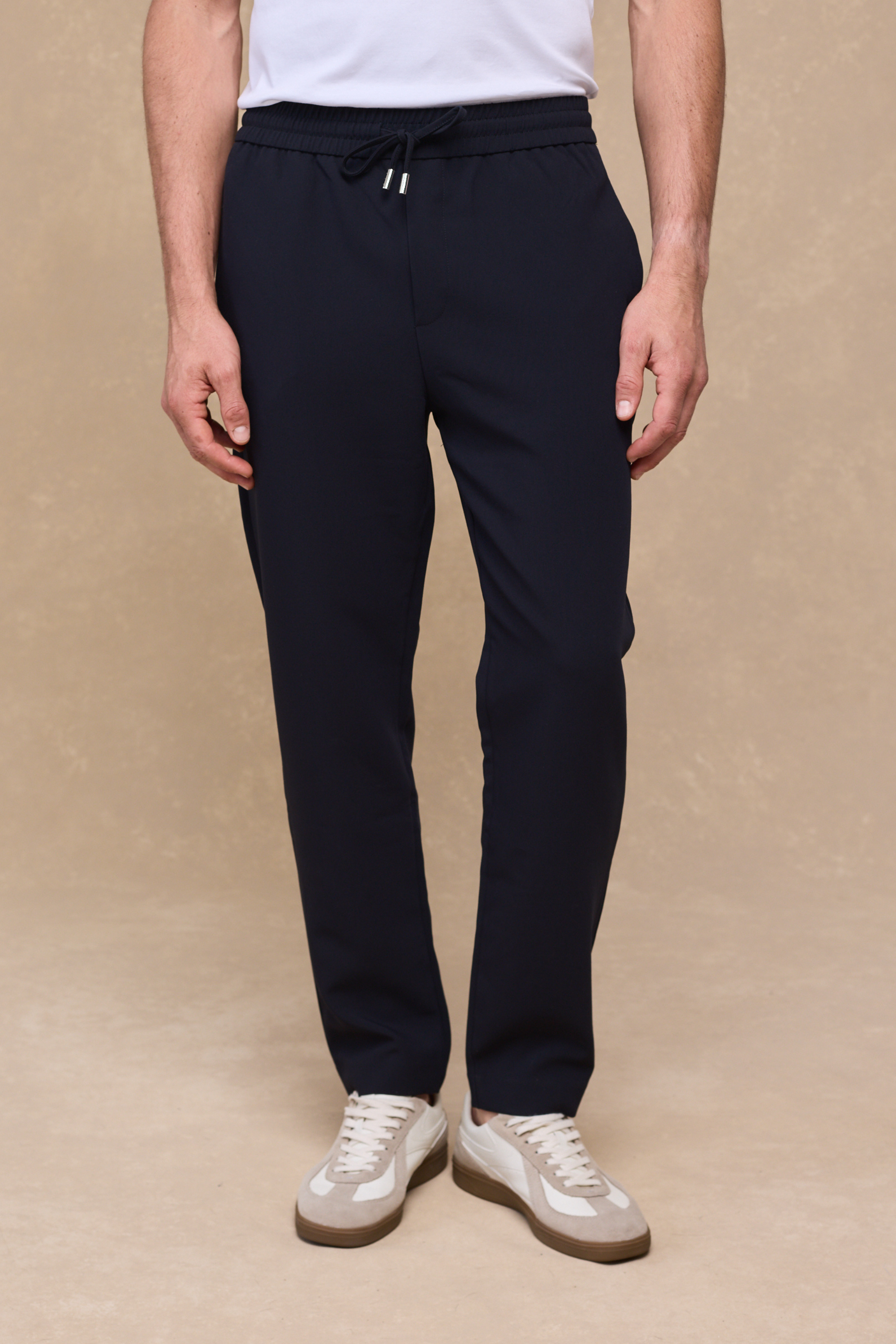 Emilio Everyday Tapered Broek - Zwart
