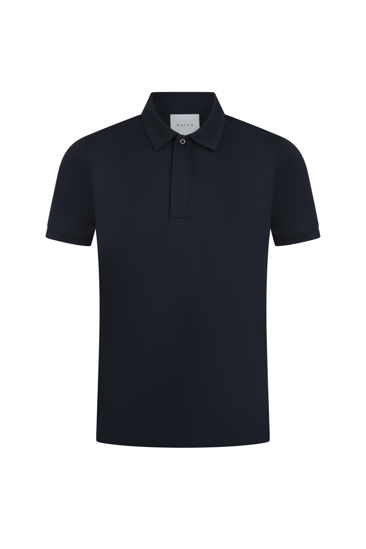 Santi gemerceriseerd poloshirt - marineblauw