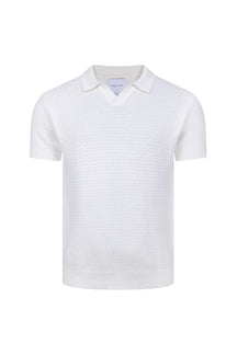 Rapha Cotton Knit Polo - Ecru