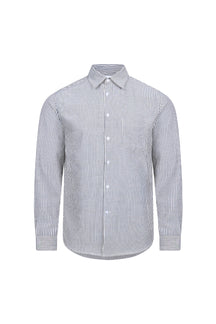 Abilo Striped Shirt - Ecru/Navy