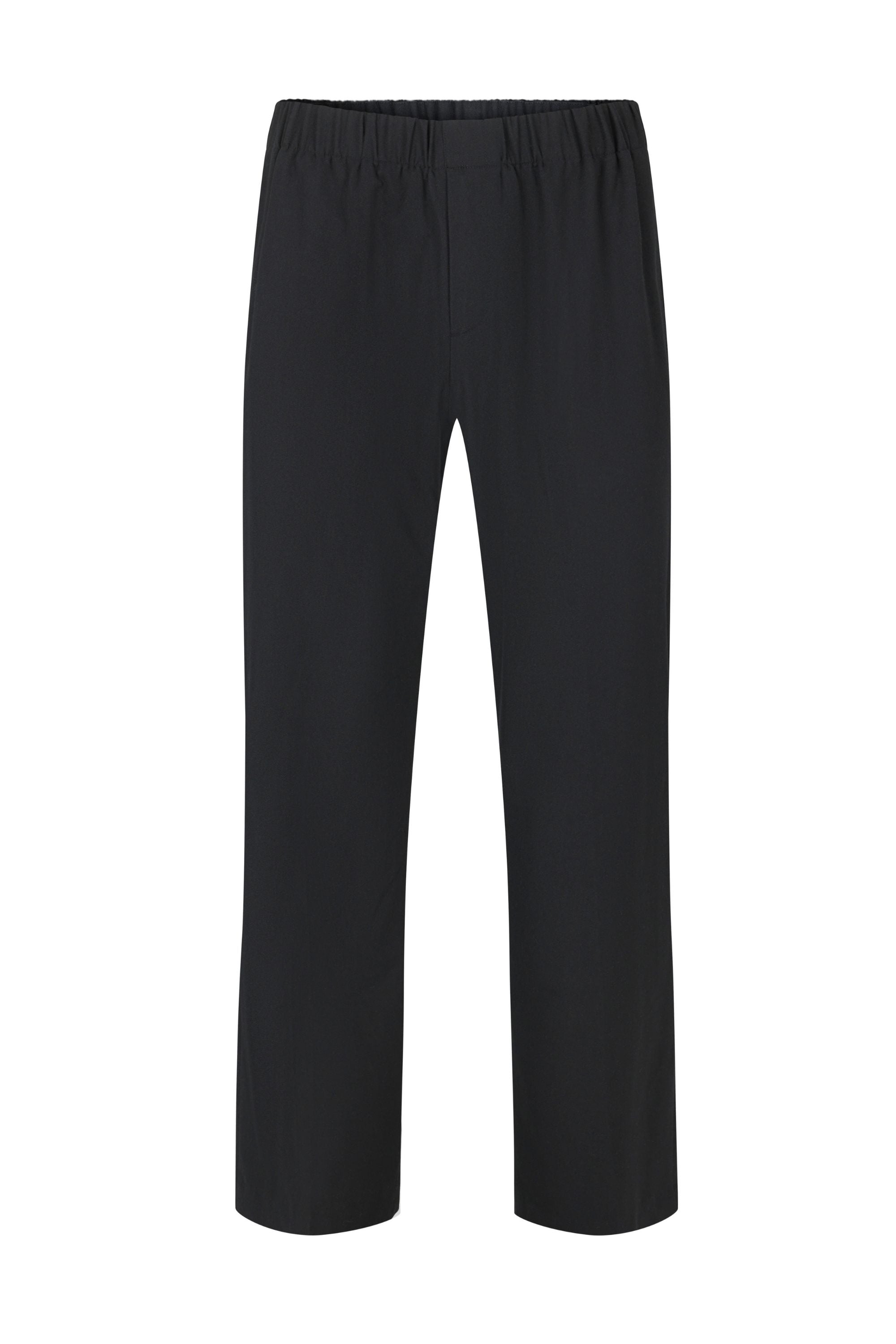 Johan Elasticated Waist Relaxed Fit Trouser - Black