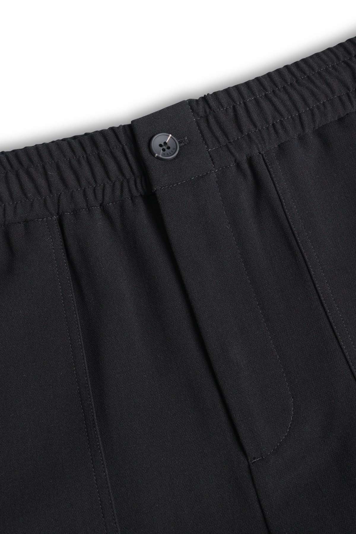 Julien Relaxed Panelled Trouser - Black