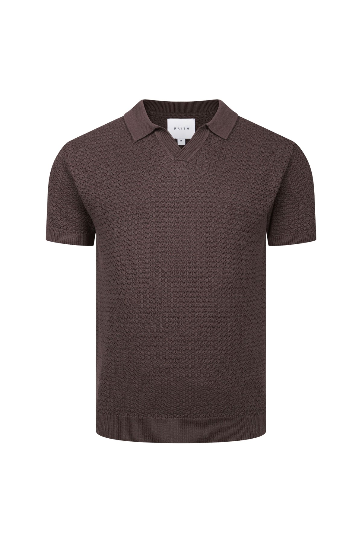 Rapha Cotton Knit Polo - Brown