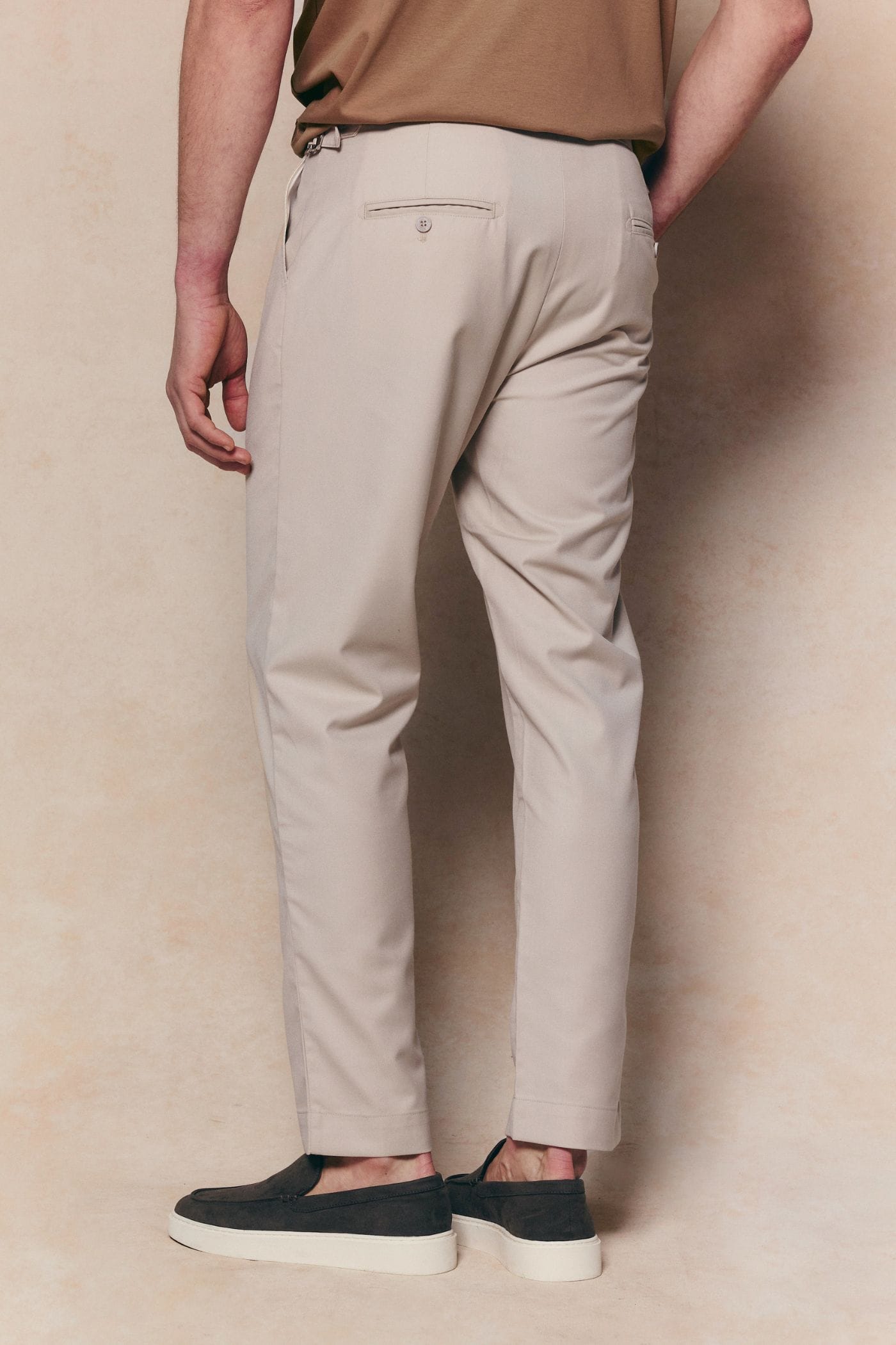 Jasper getailleerde broek - beige