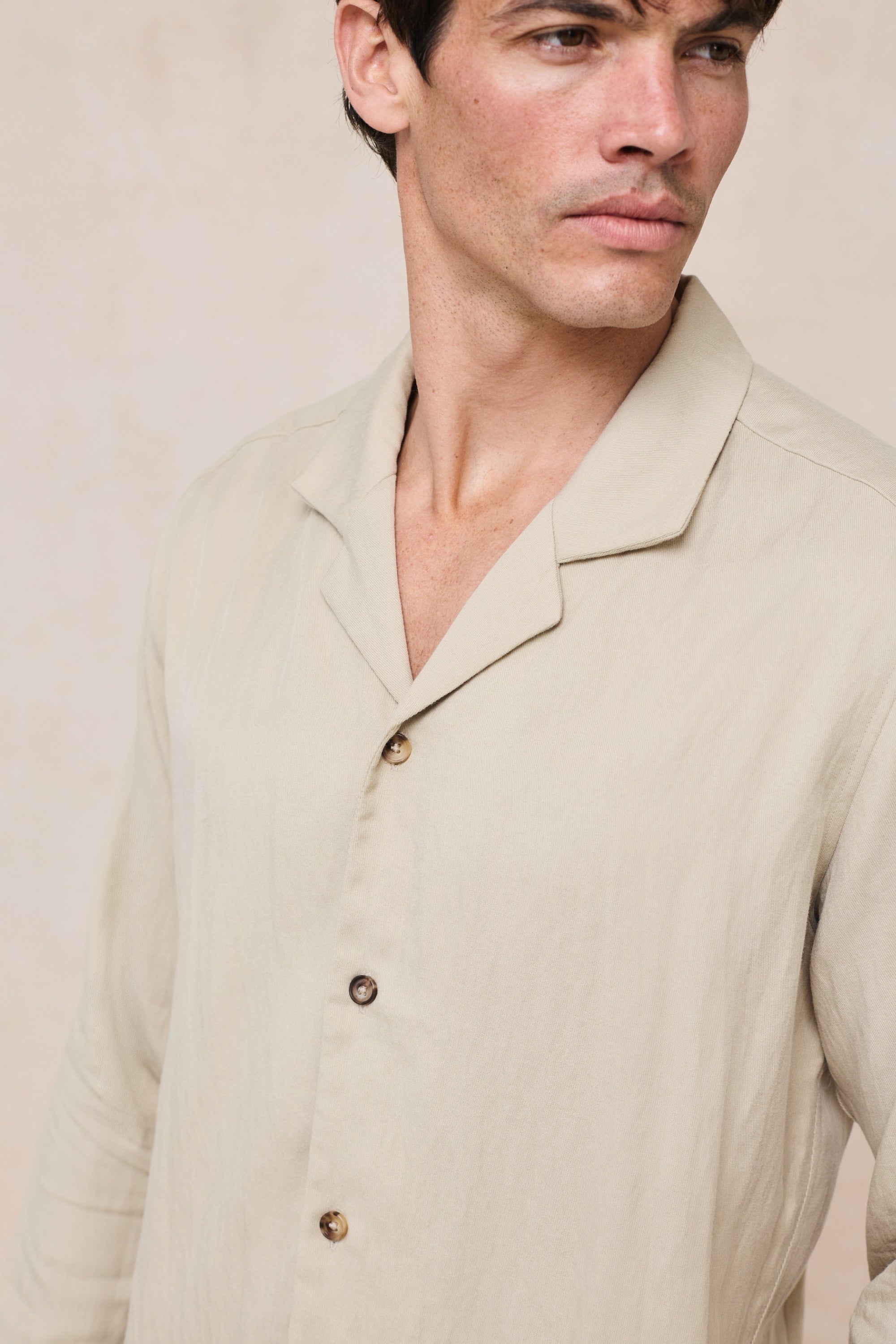 Sergio overhemd - Beige