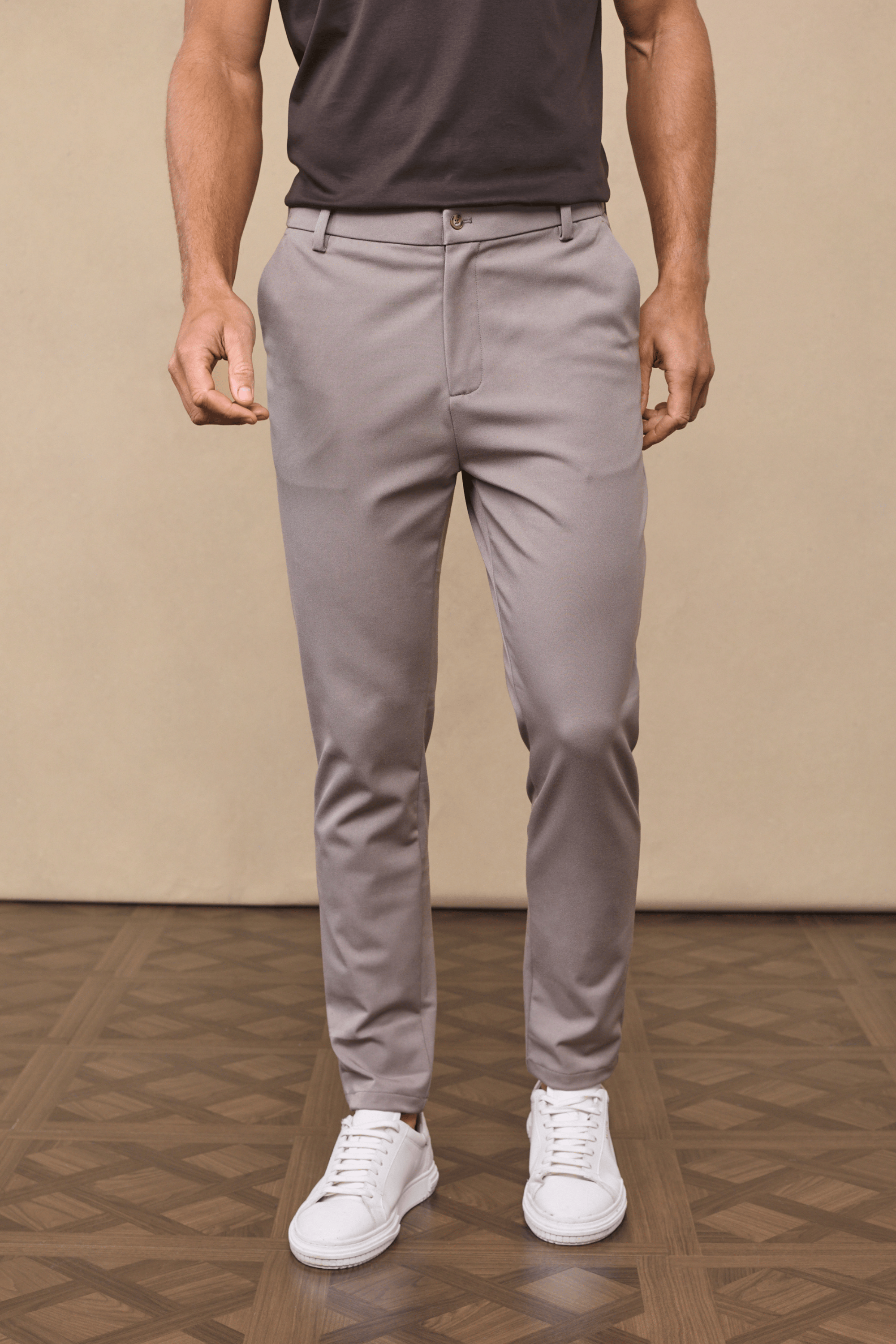 Hugo Everyday Tapered Broek - Warmgrijs