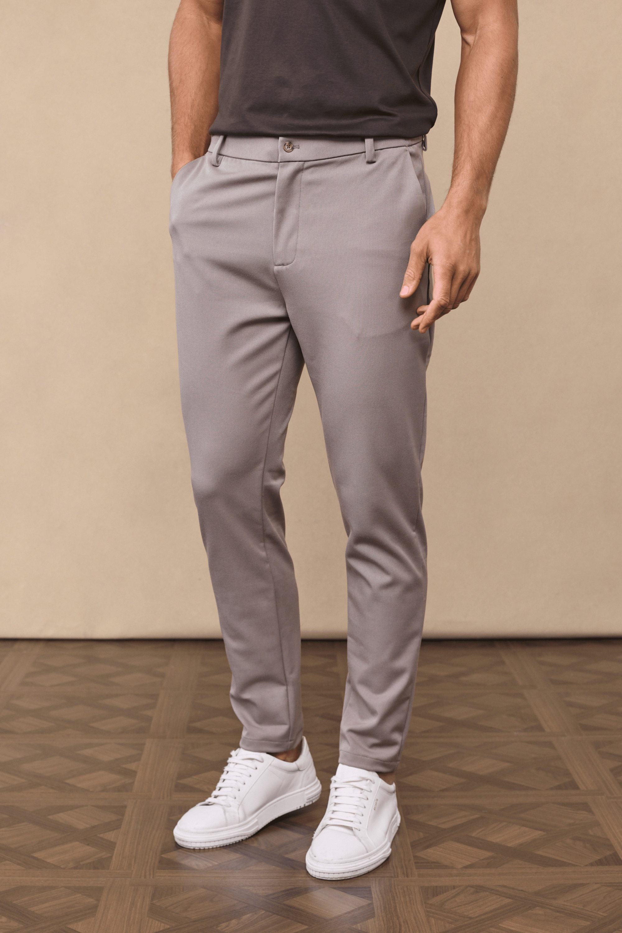 Hugo Everyday Tapered Broek - Warmgrijs