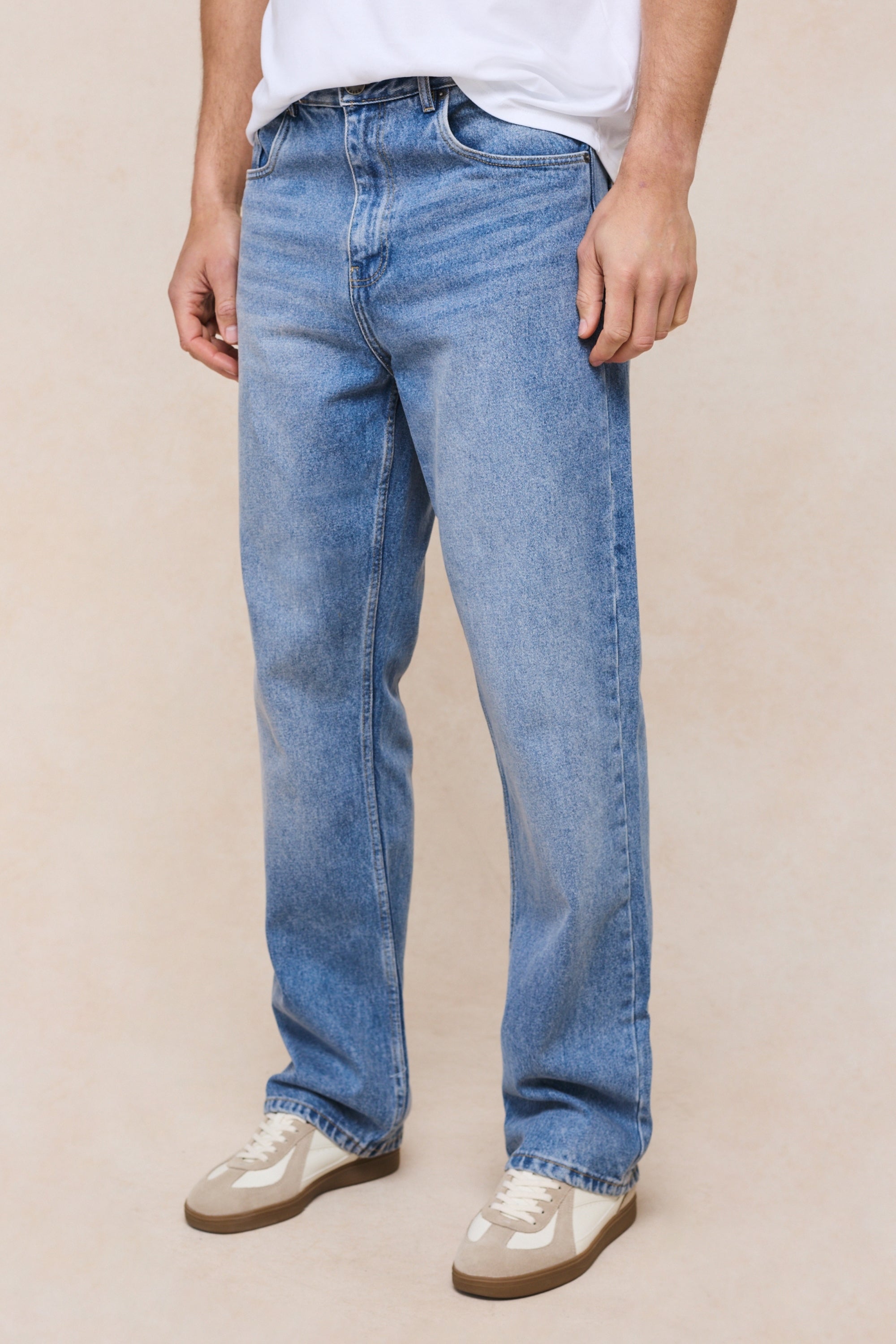 Mason Relaxed Fit Jeans - Midwash Indigo