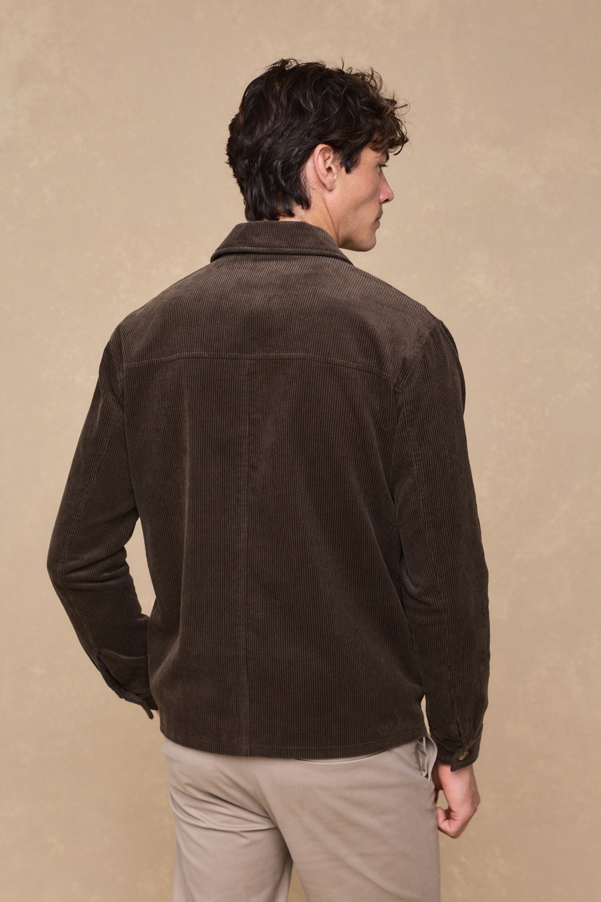 Lukas Corduroy Shacket - Brown