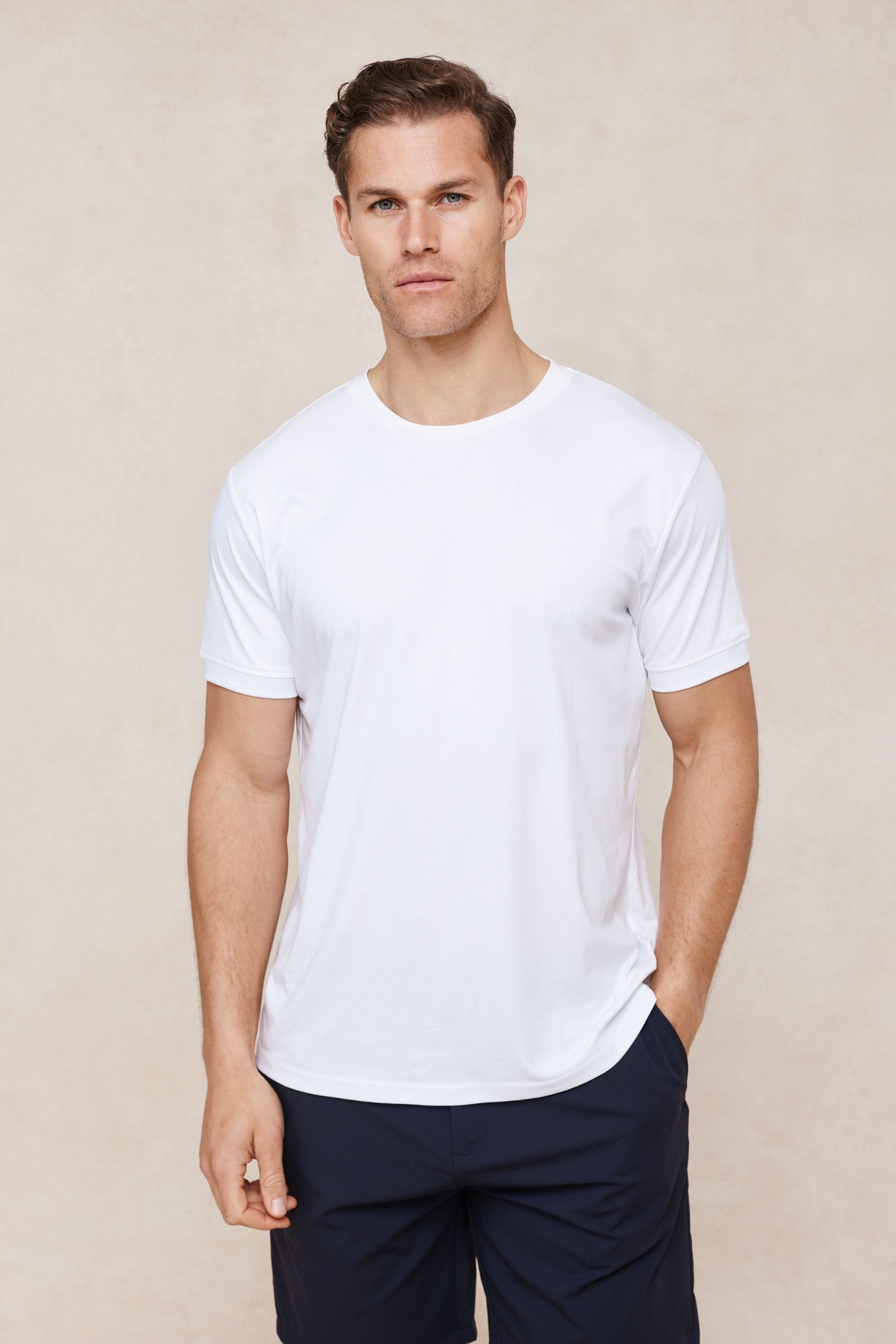 Luxe Mercerised T-Shirt - White