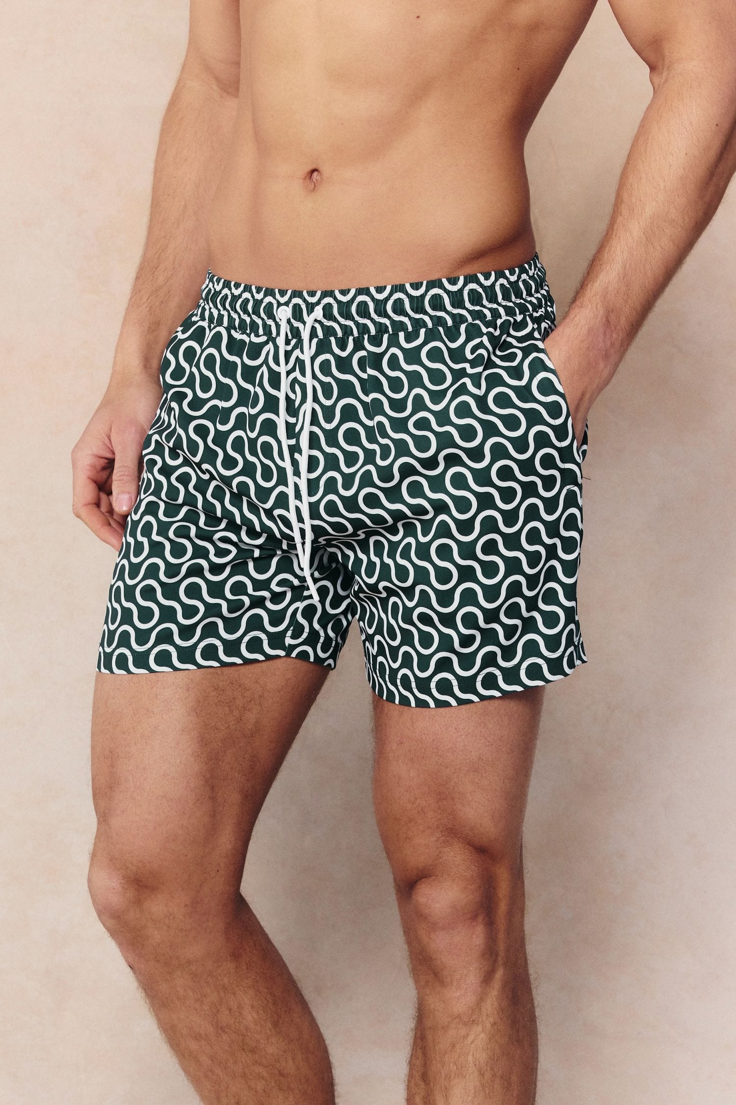 Brezza Wave Swim Short - Green