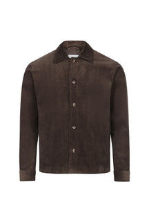 Lukas Corduroy Shacket - Brown