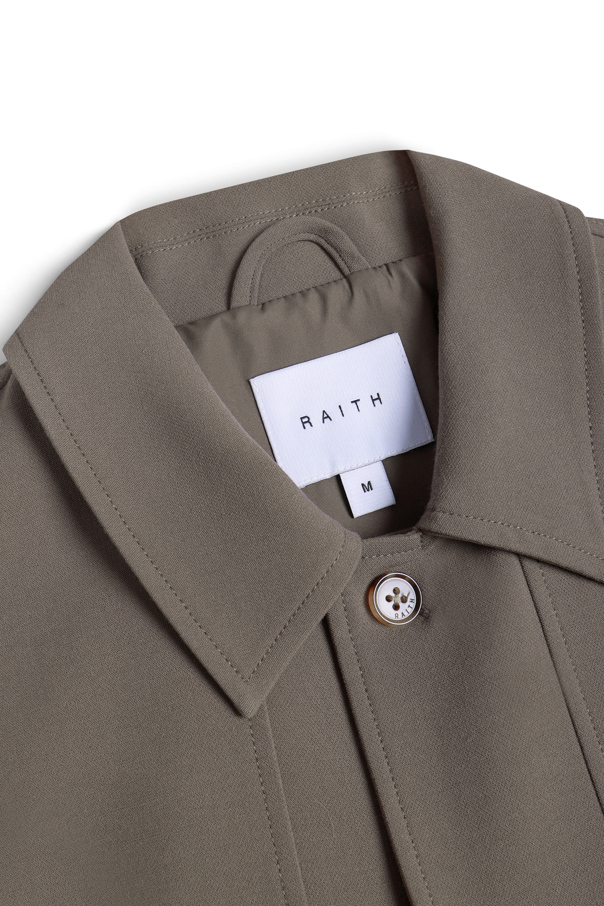 Julien Relaxed Panelled Jacket - Olive