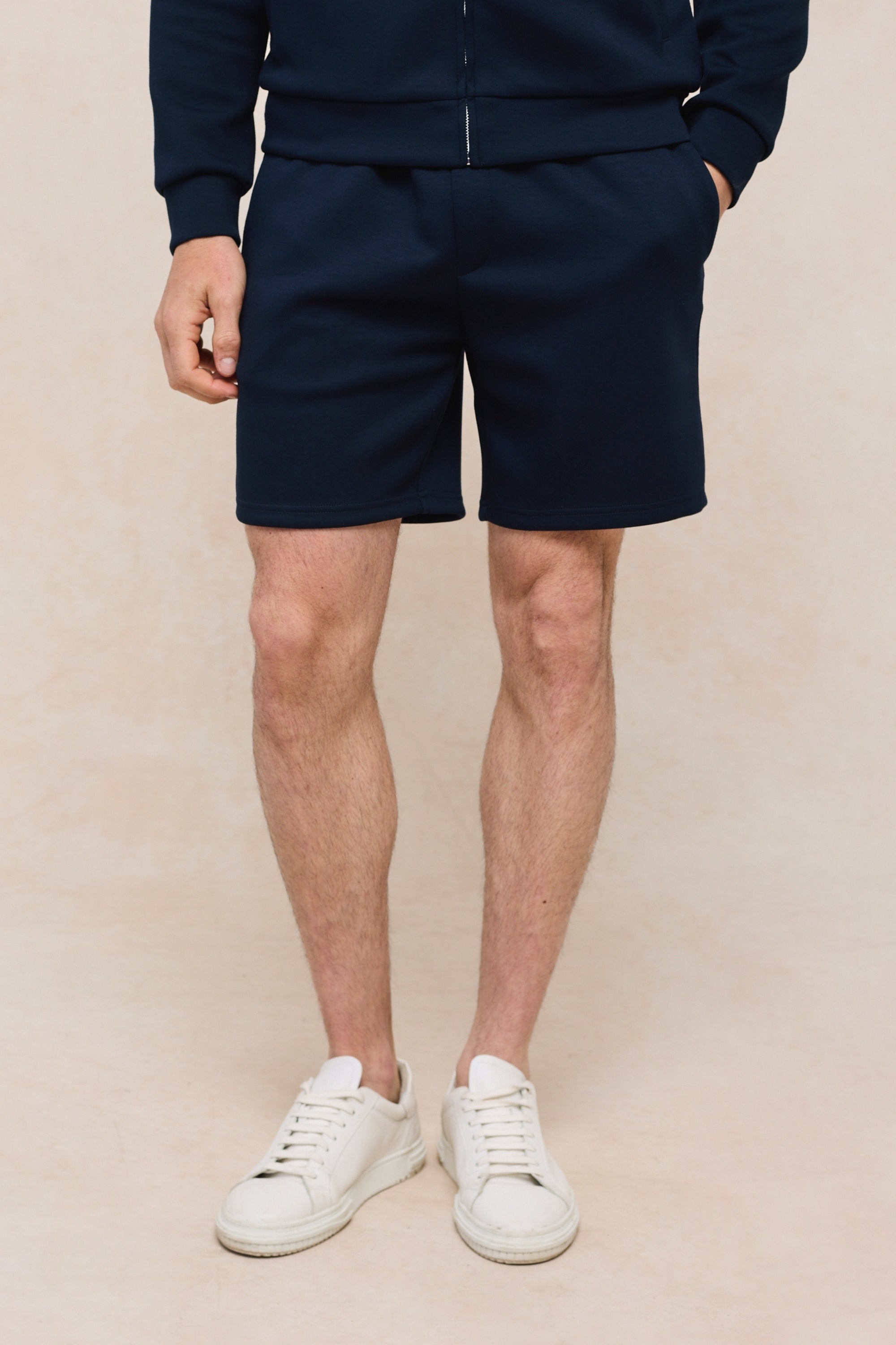 Luxe korte broek - Marineblauw