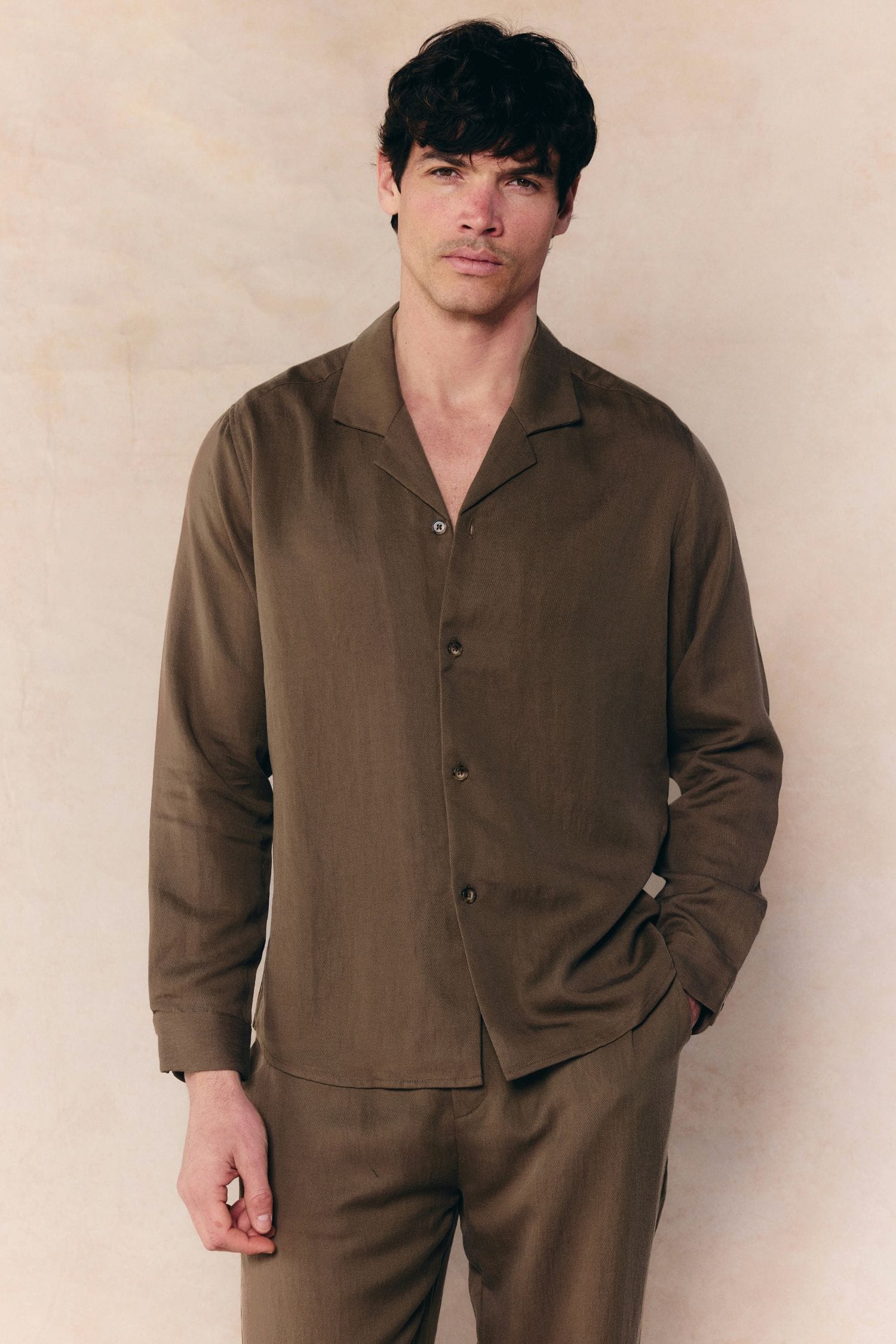 Sergio-shirt - Bruin