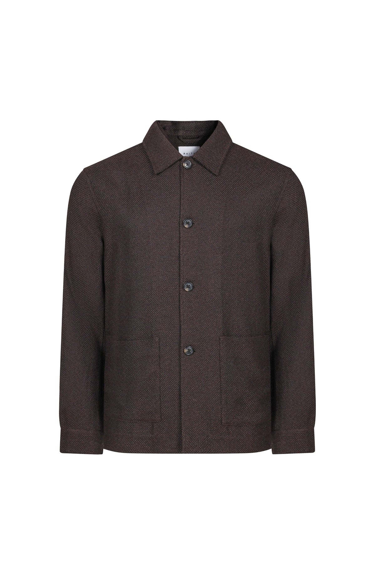 Lawrence Patch Pocket Shacket - Brown