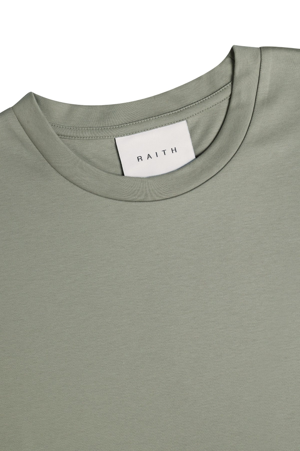 Luxe Mercerised T-Shirt - Light Sage