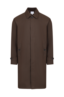 Iver Heavy Cotton Trench - Brown
