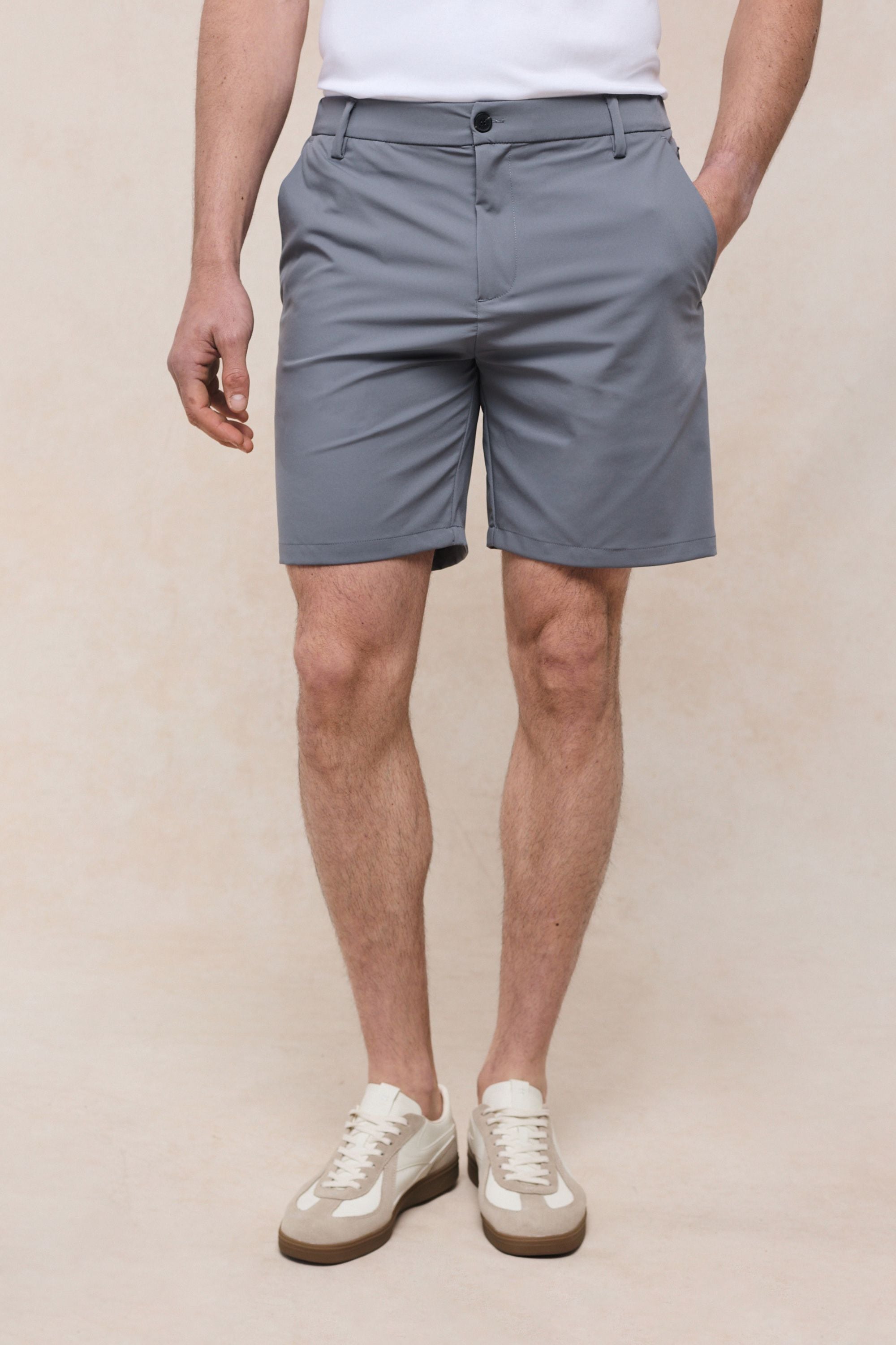 Luiz Hybrid Short - Grijs