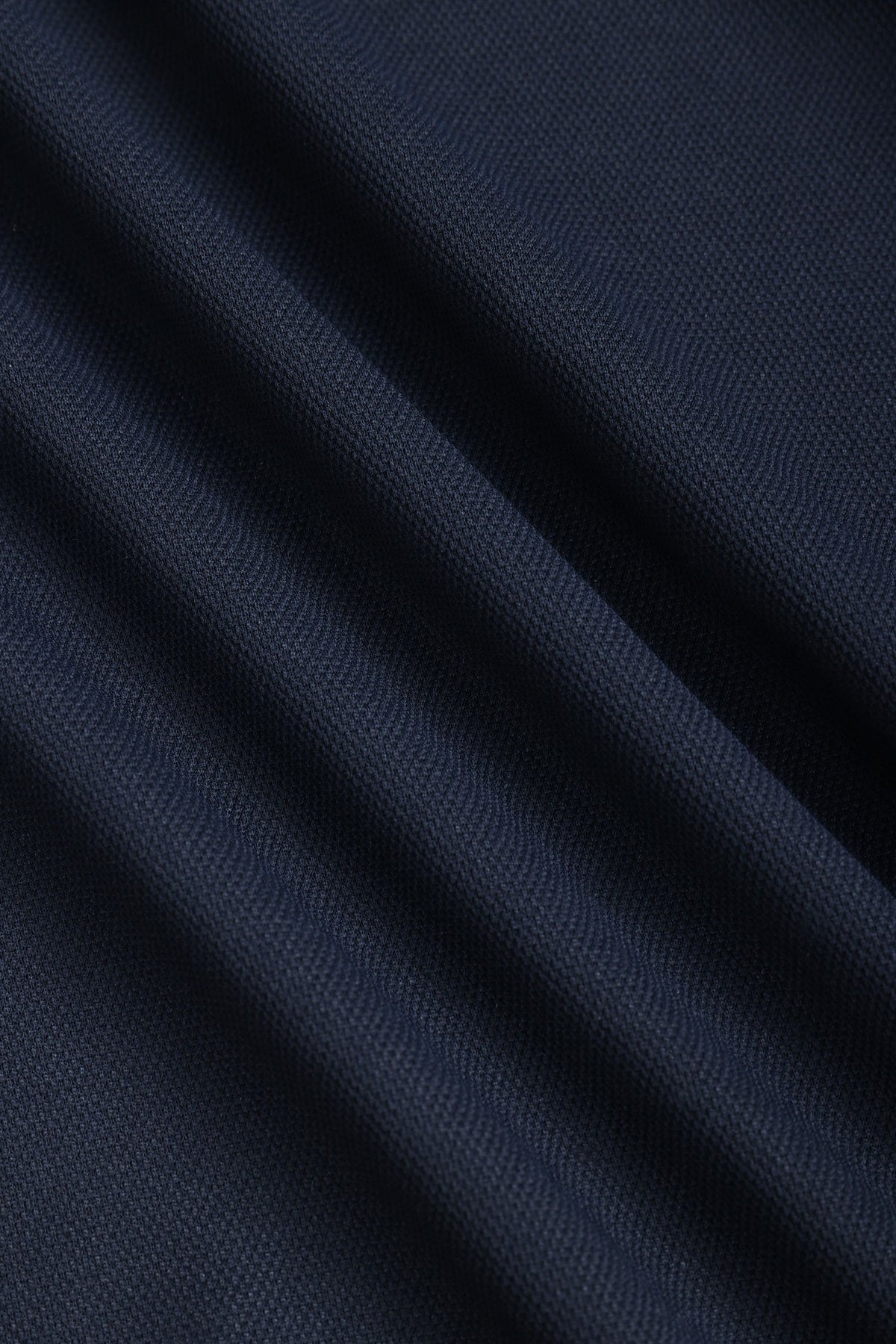 Santino Long Sleeve Half Button Polo - Dark Navy