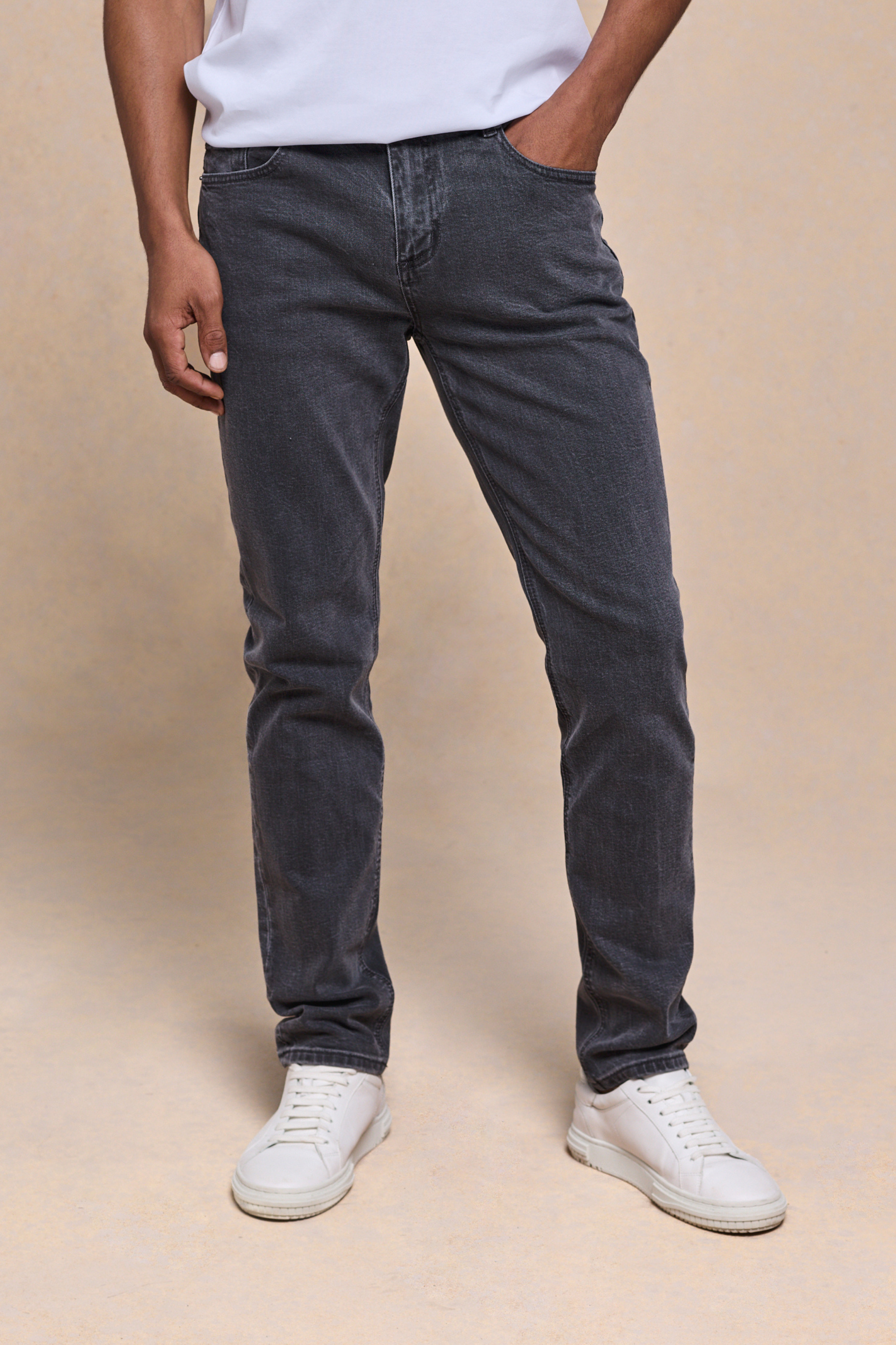 Marco Washed Jeans - Gewassen Grijs