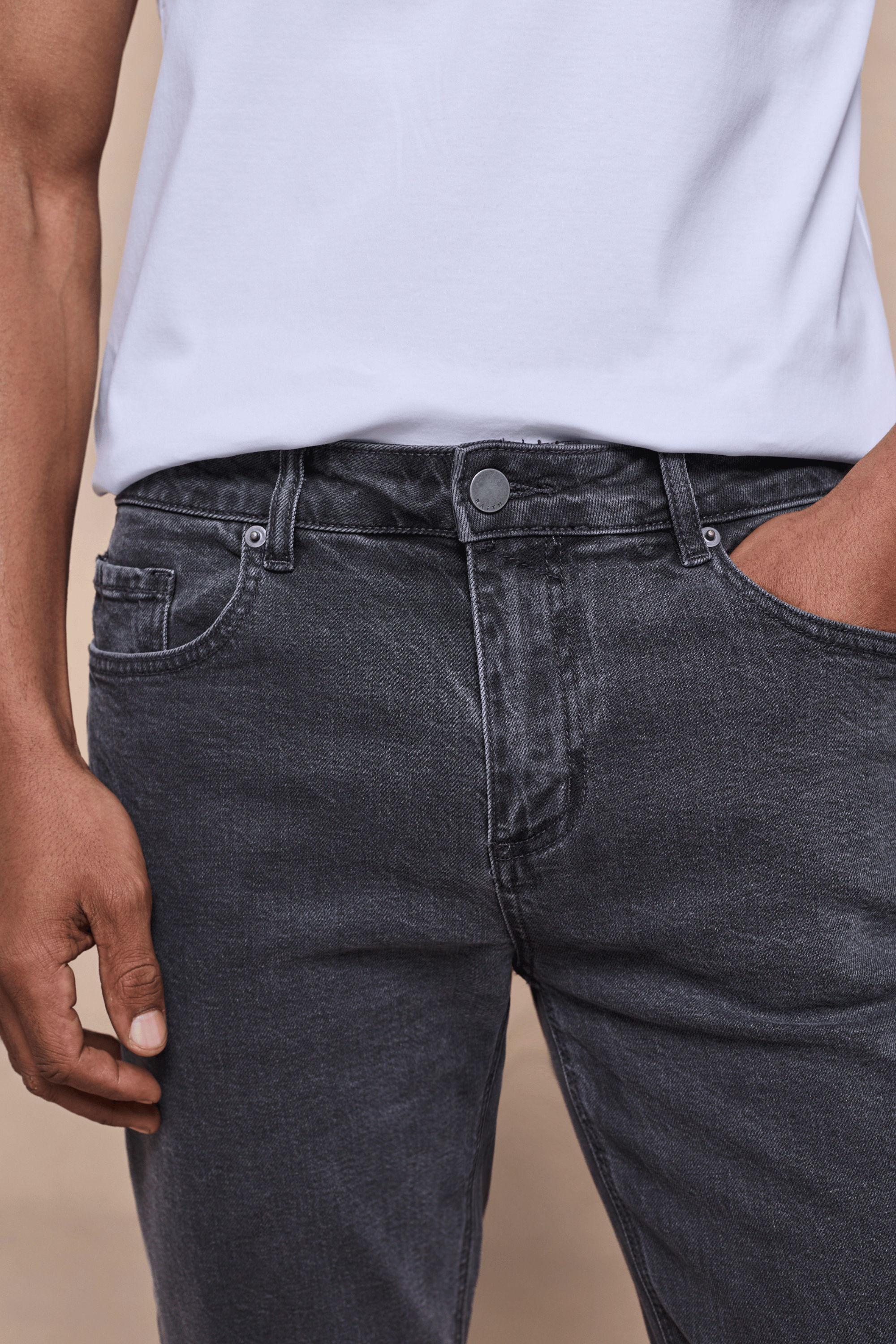 Marco Washed Jean - Washed Grey