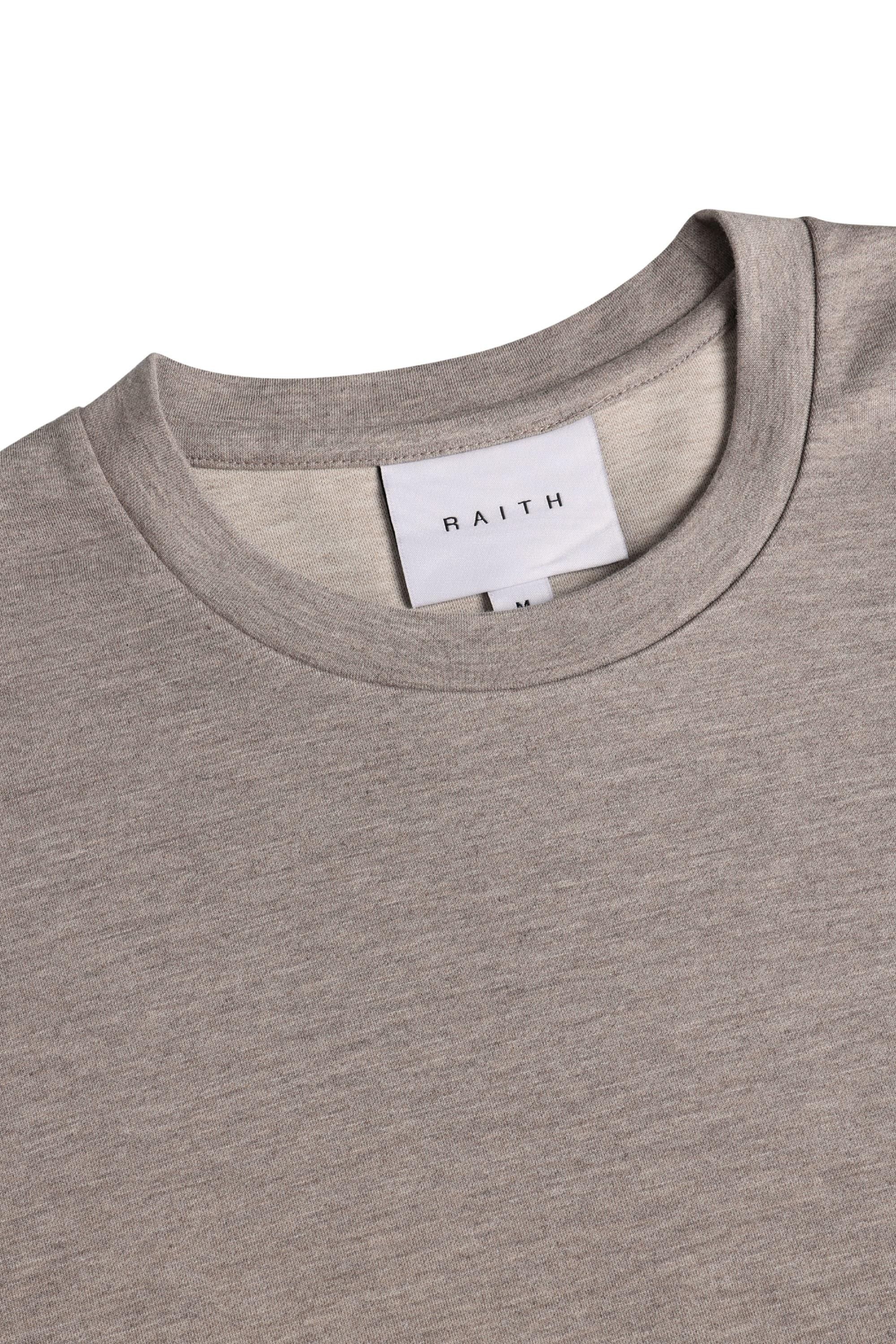 Long Sleeve Relaxed T-Shirt - Oatmeal Marl
