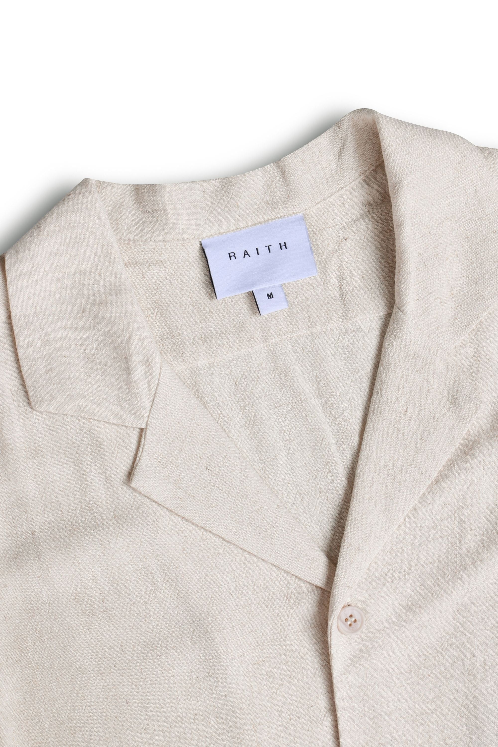 Cami linnen shirt - Havermout