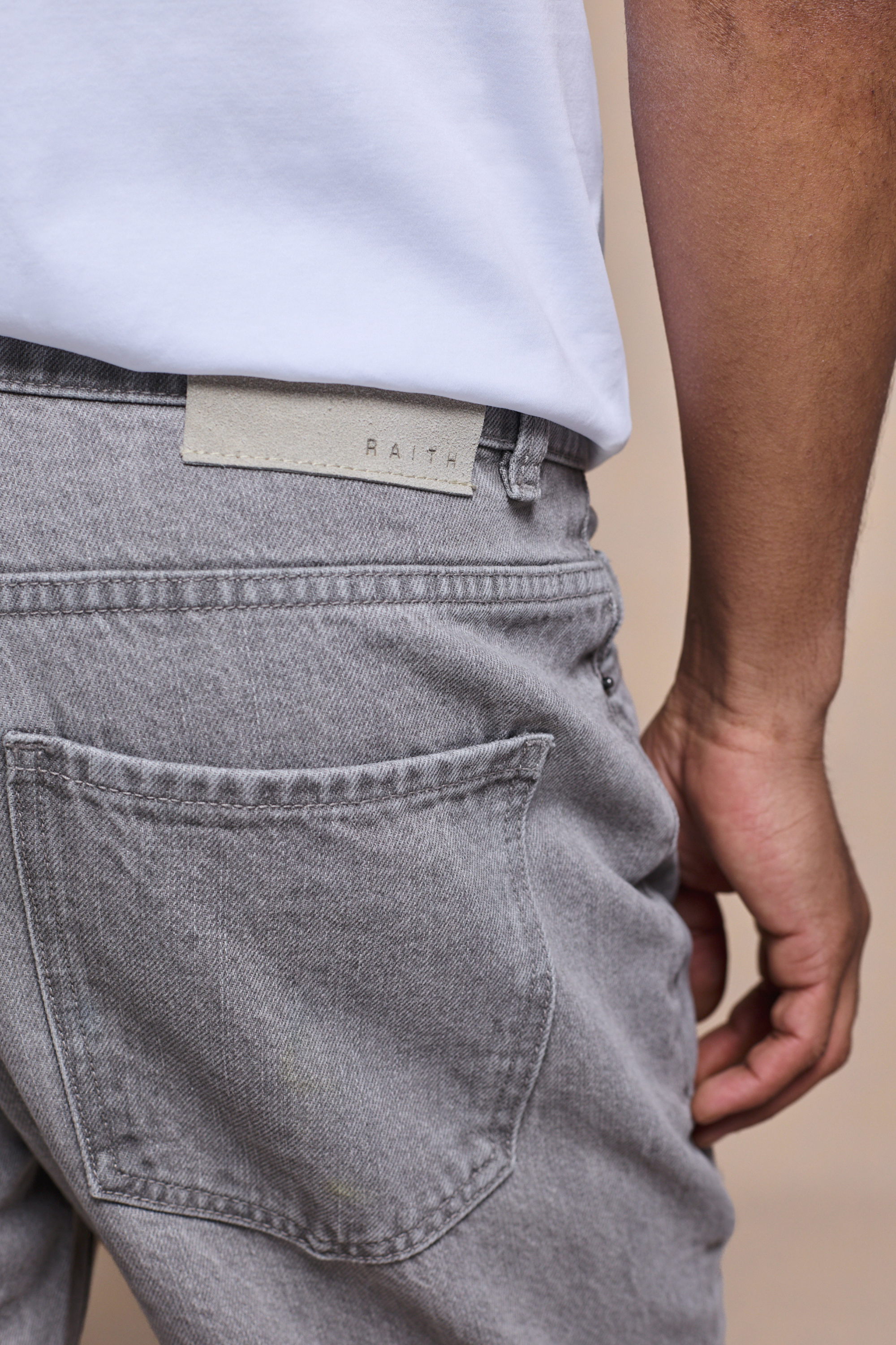 Marco Washed Jeans - Steengrijs