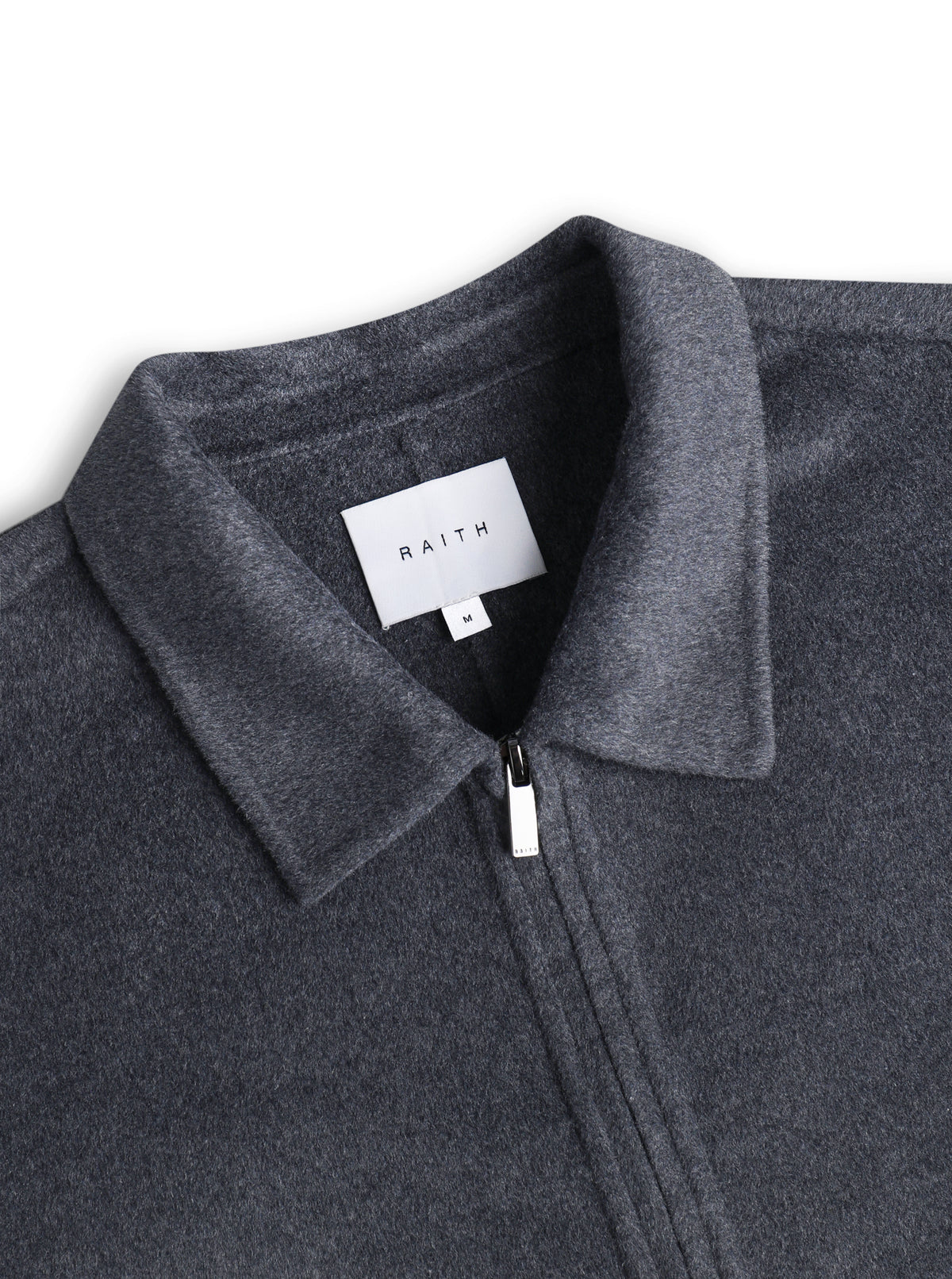 Finn Splittable Seam Zip Through Jacket - Grey Marl