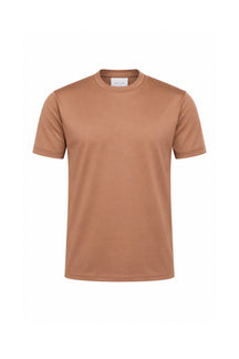 Luxe Mercerised T-Shirt - Rust Orange