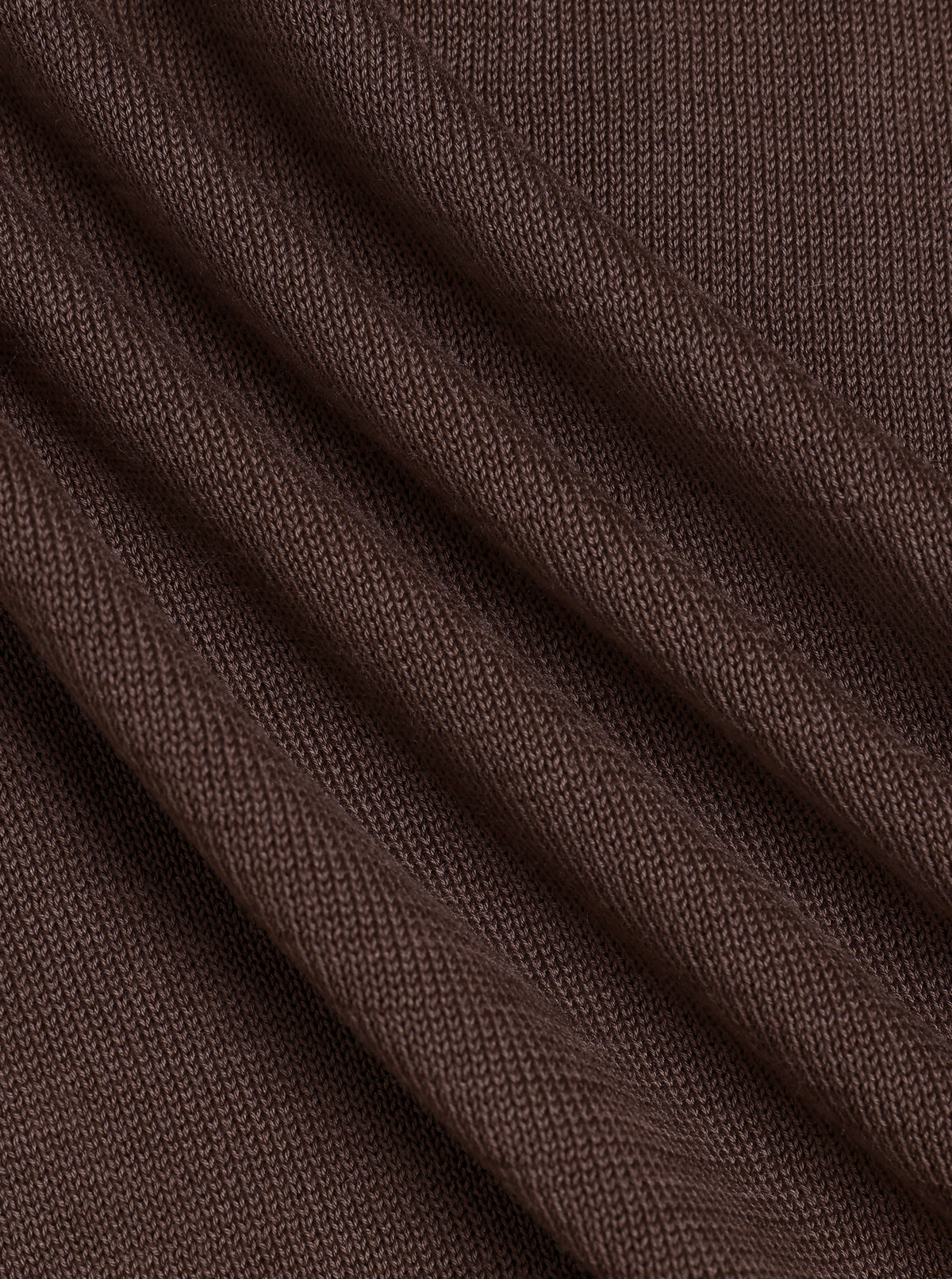 Pedro Button Through Short Sleeve Knitted Shirt - Brown