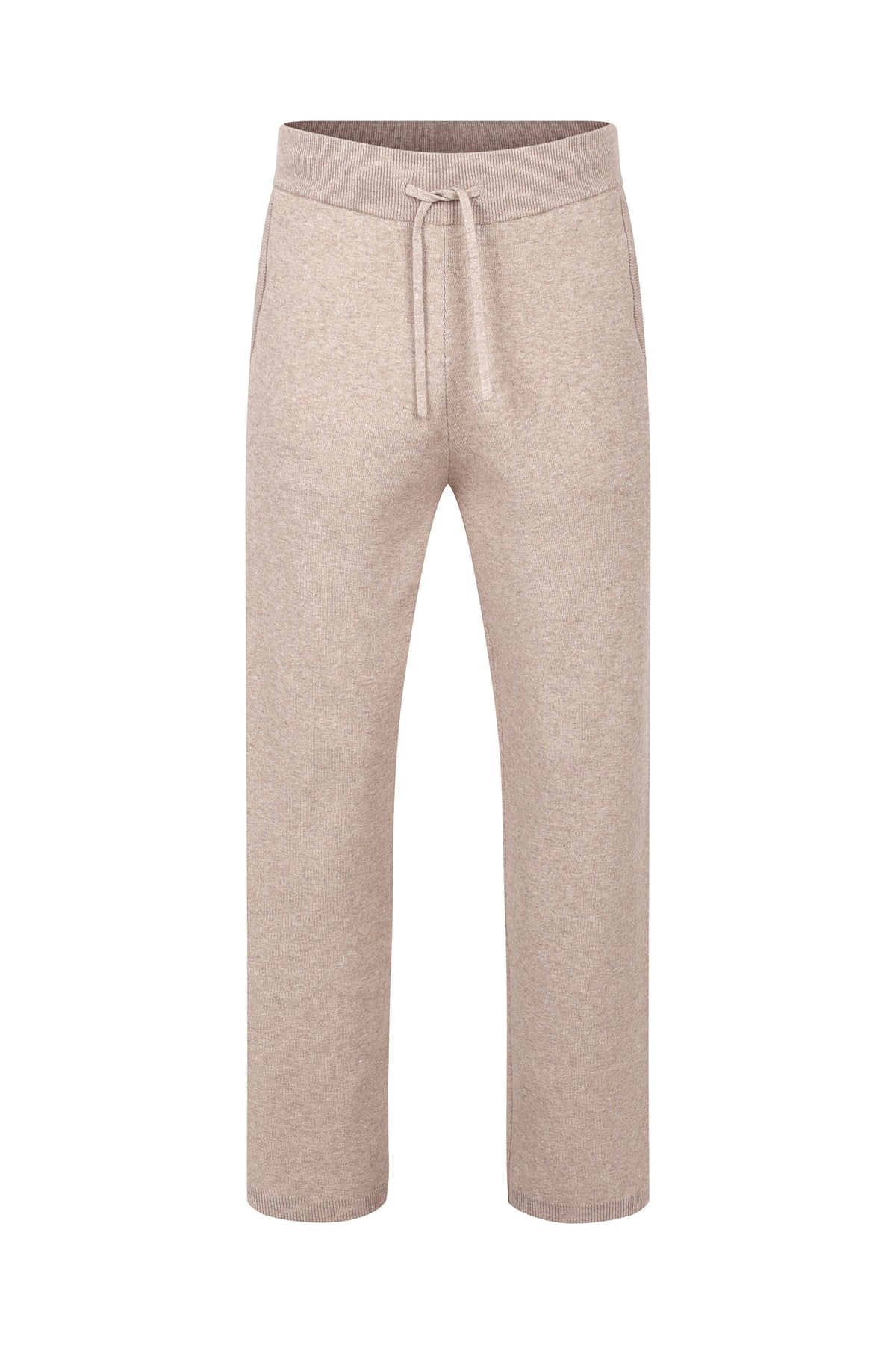 Theo Knitted Trouser - Biscuit