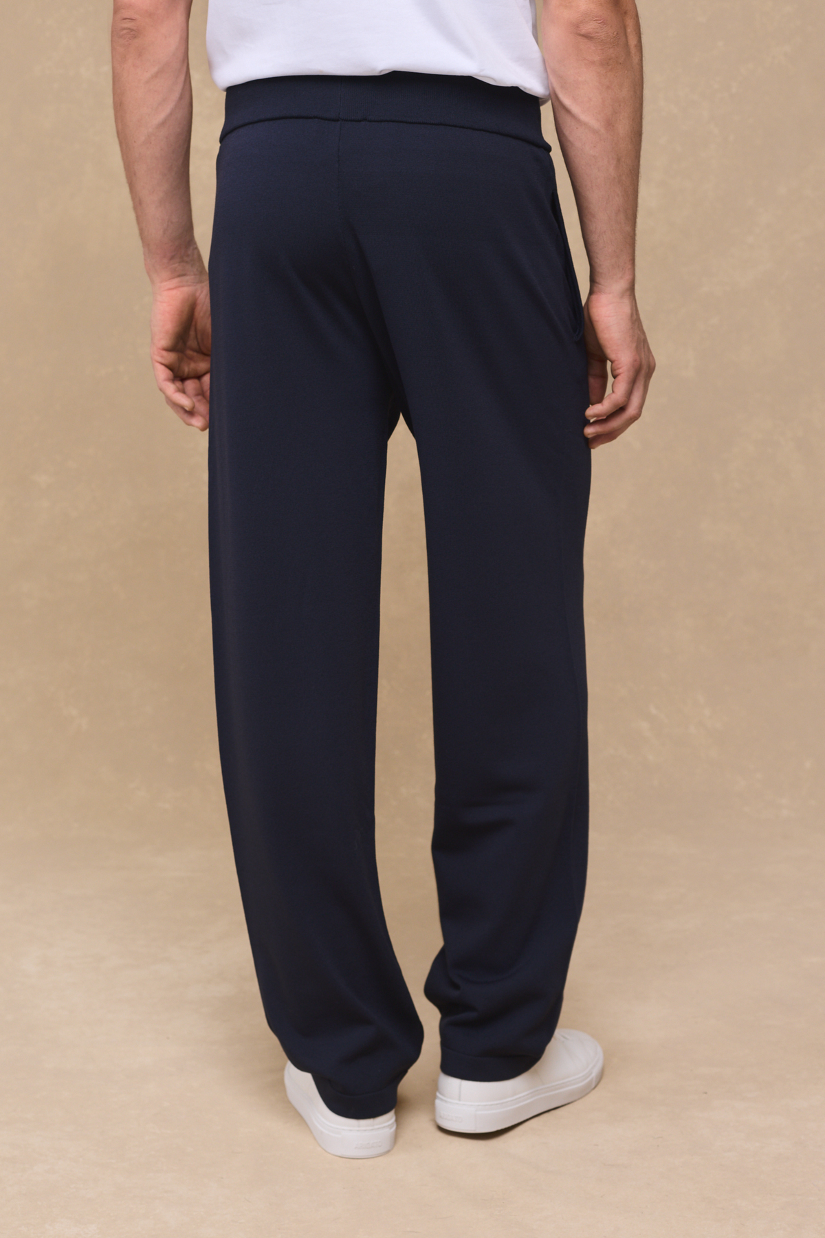 Viggo Jersey Knit Trouser - Navy