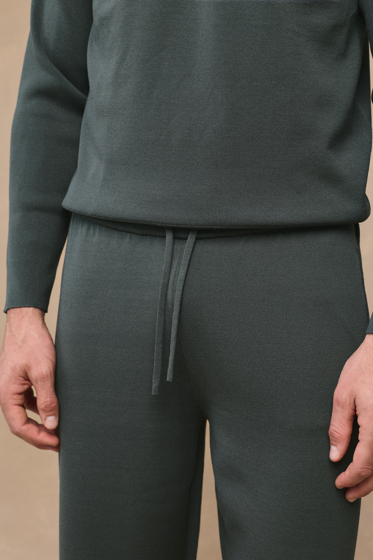 Viggo Jersey Knit Trouser - Sage