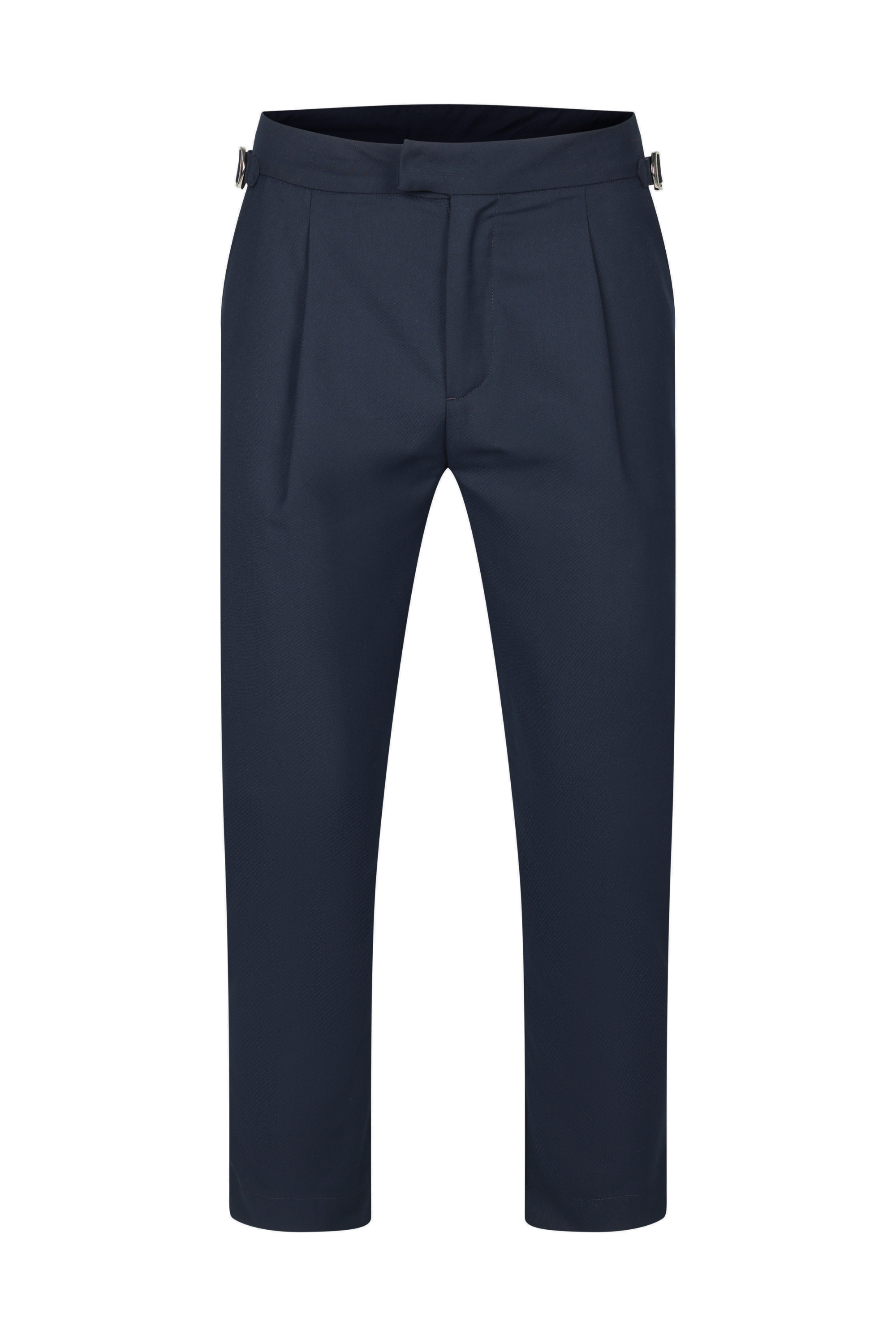 Jasper getailleerde broek - marineblauw