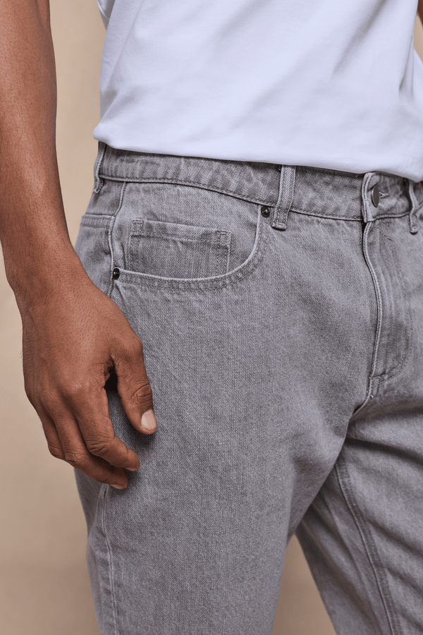 Marco Washed Jean - Stone Grey